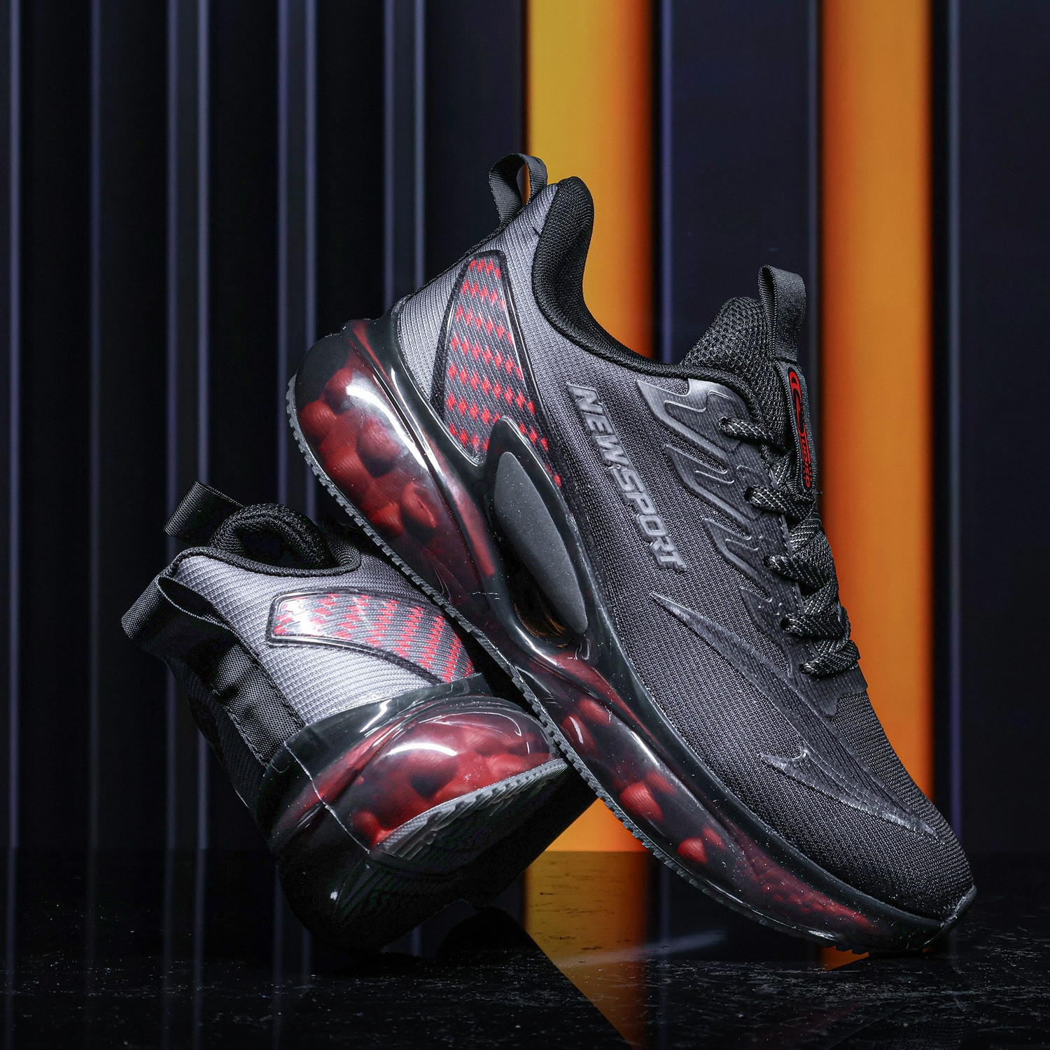 Image of asian Quantum-27 Men Running Shoes with Energy Return Sole & Memory Foam Running Shoes For Men