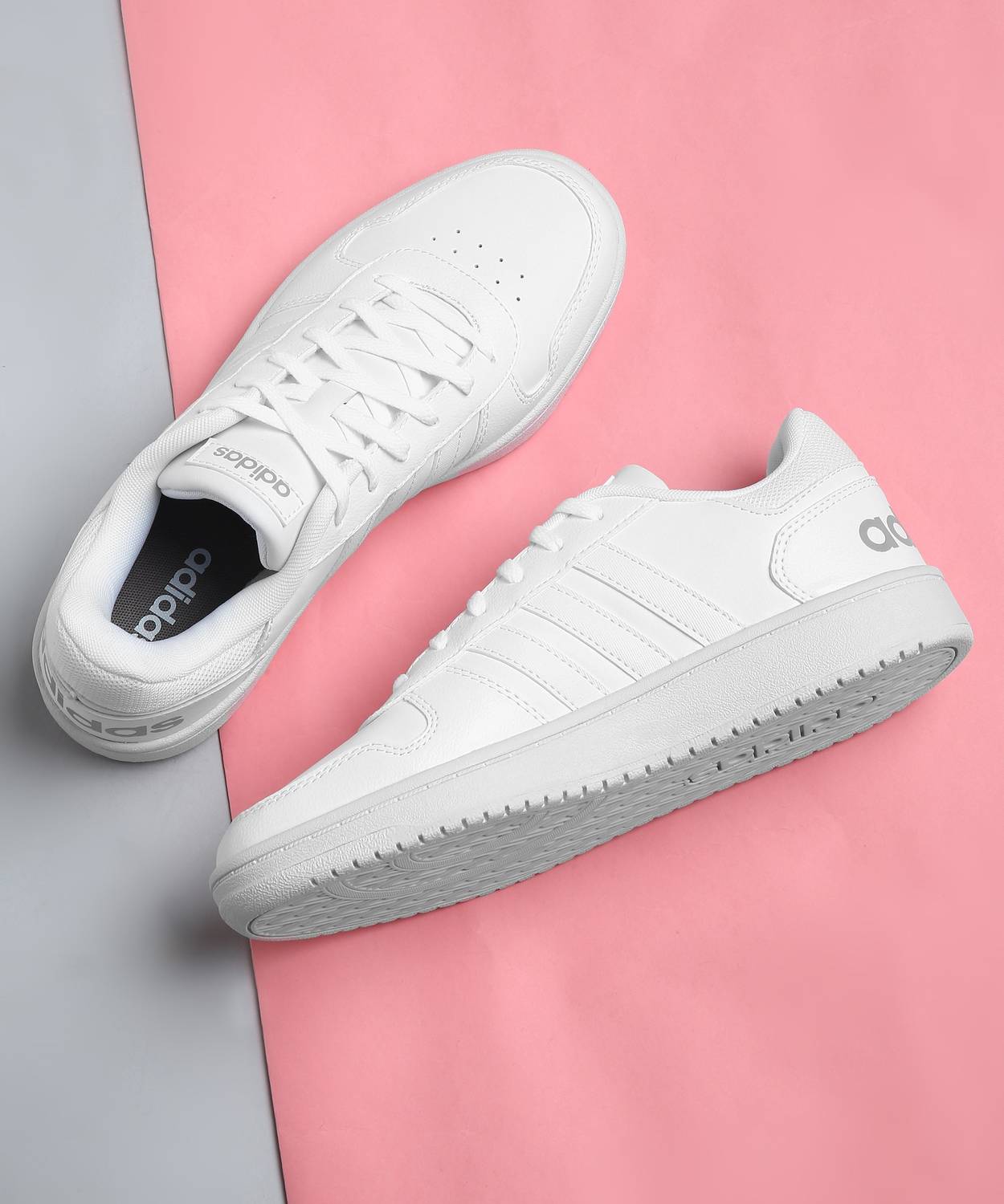 adidas gazelle silver green womens Women's Sneakers adidas Hoops 3.0 main image 0