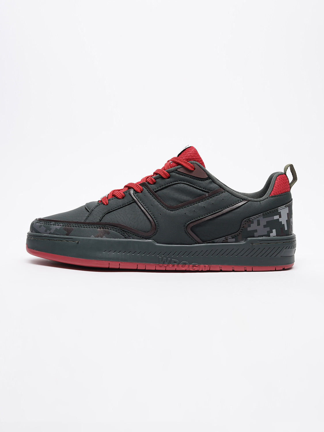 Image of WROGN Sneakers For Men (Olive, 8)