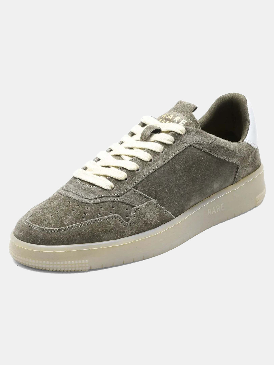 Image of Rare Rabbit WOOLTON-2 OLIVE PRIMARY Sneakers For Men