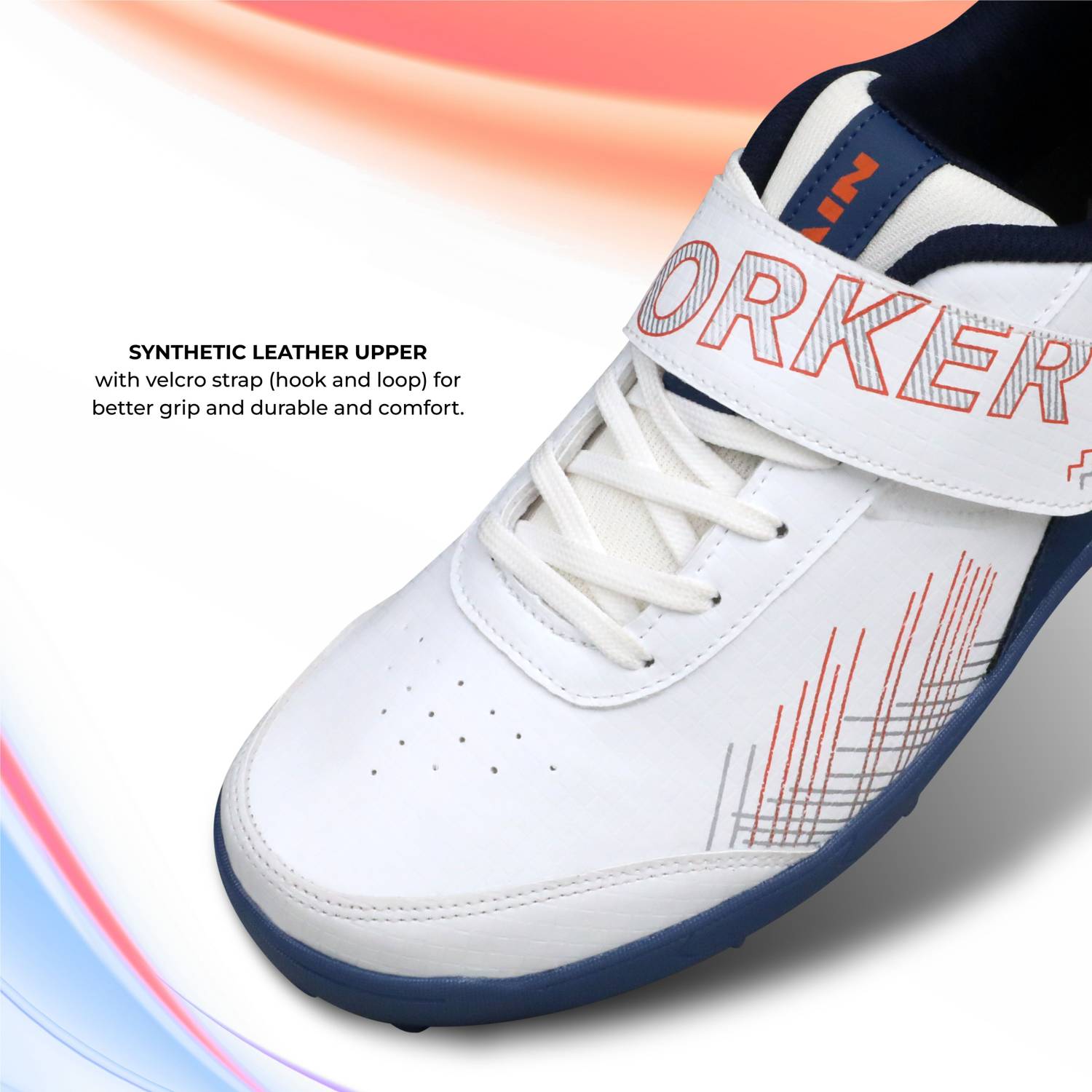 NIVIA Yorker 2.0 Men's Cricket Shoes Blue - Image 2