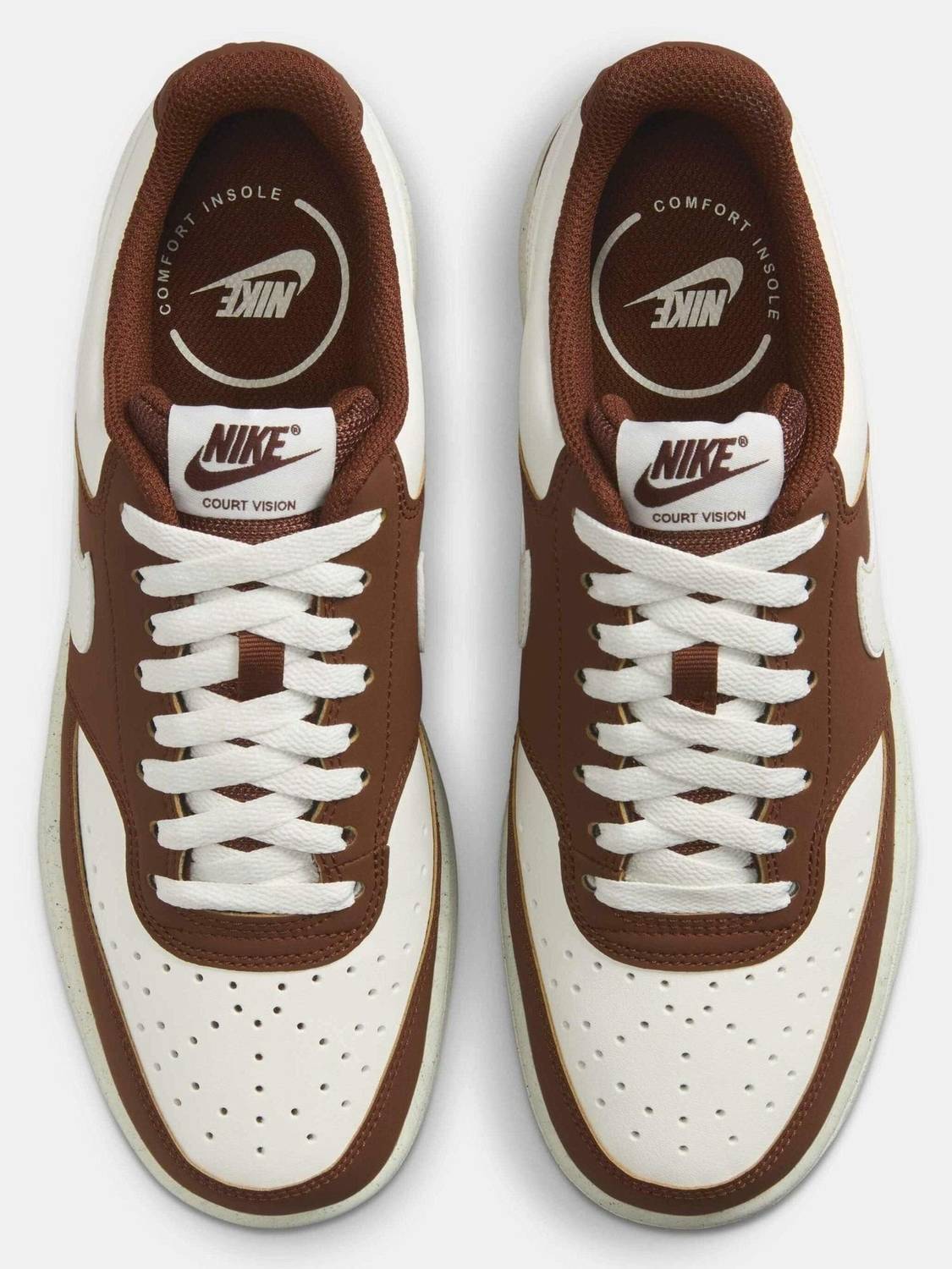 NIKE Women's Court Vision Lo P NBK White Sneakers - Image 4