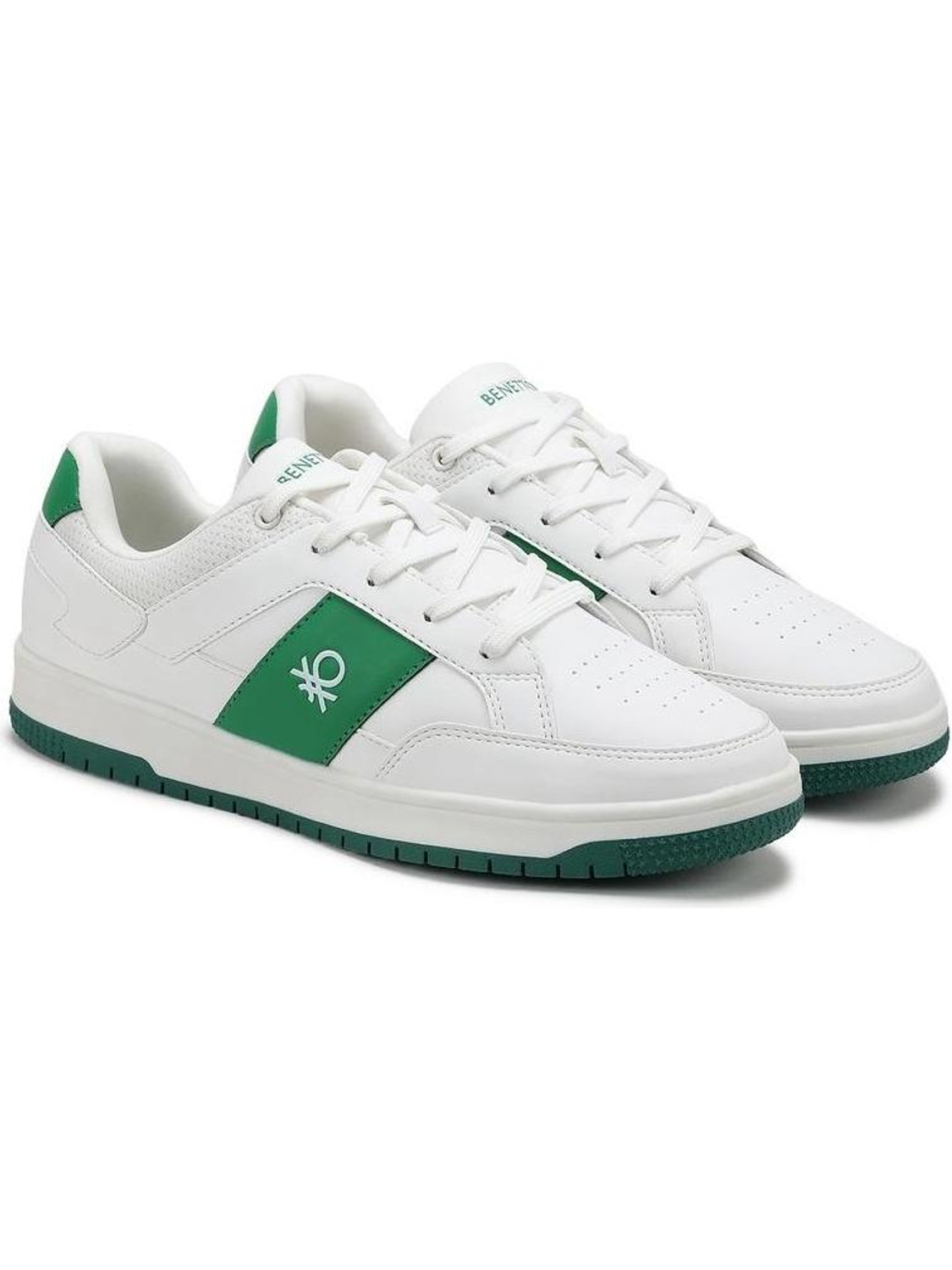 Image of United Colors of Benetton United Colors of Benetton Perforations Lace-Up Sneakers Sneakers For Men