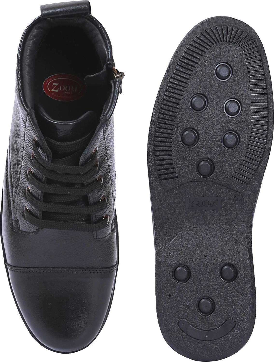 Zoom Men's Genuine Leather High Ankle Boots - Image 4