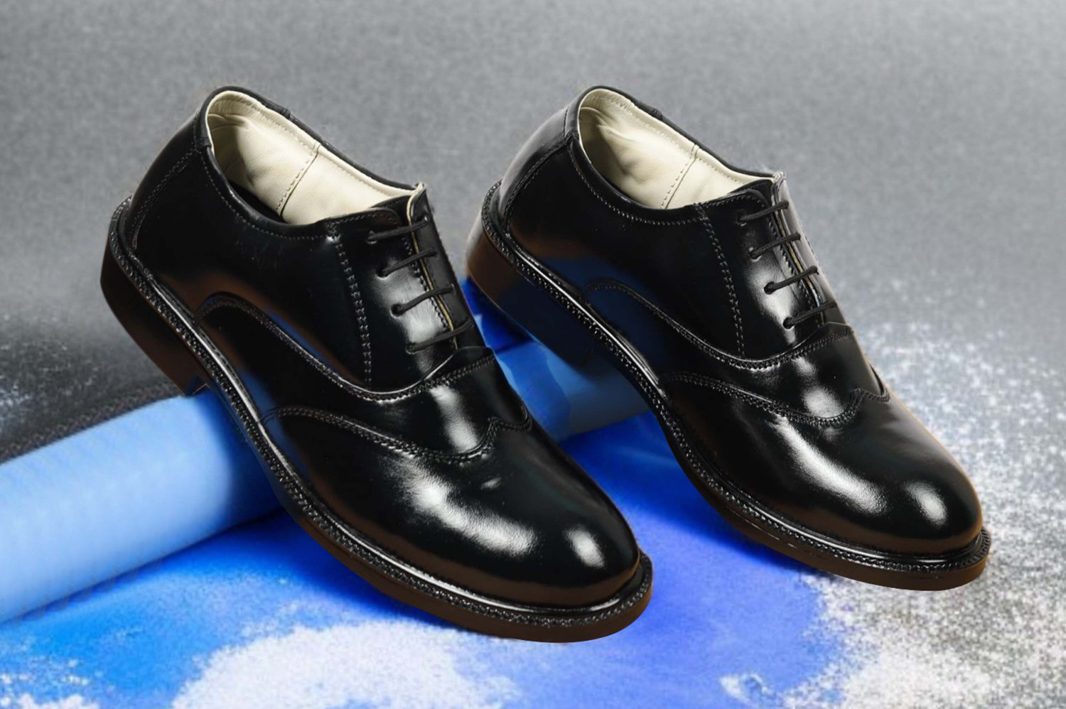 Image of 28niqel Pure Leather Formal Shoes | Classic Oxford LaceUp | Comfortable & Durable Office Lace Up For Men