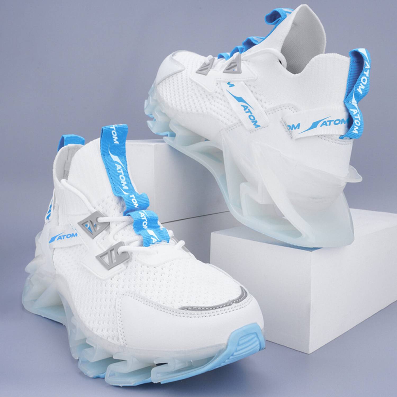 ATOM Spring Edge Alpha 2 Men White Sneakers - Image 4