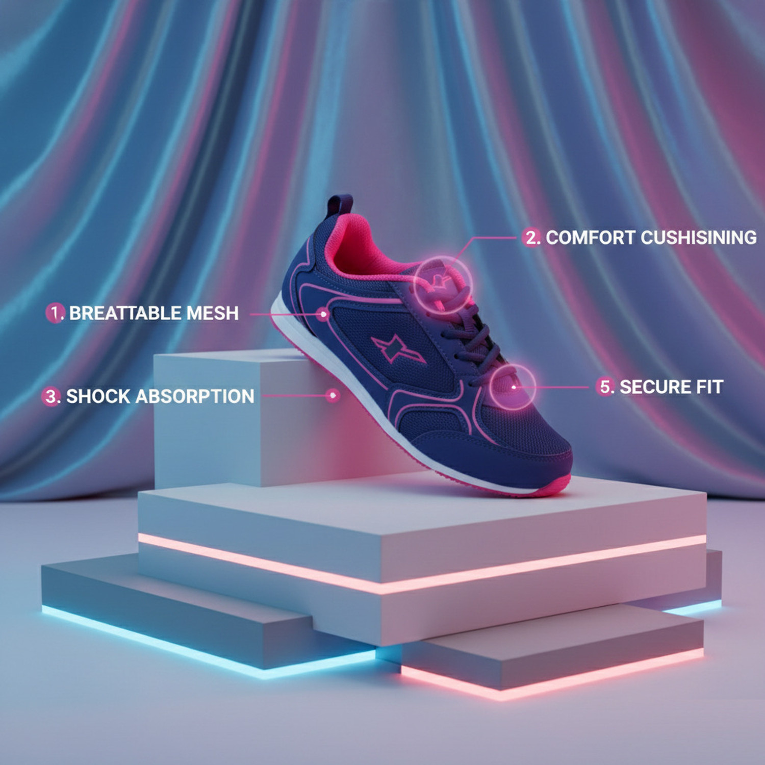 Image of Sparx SL 9037 Running Shoes For Women