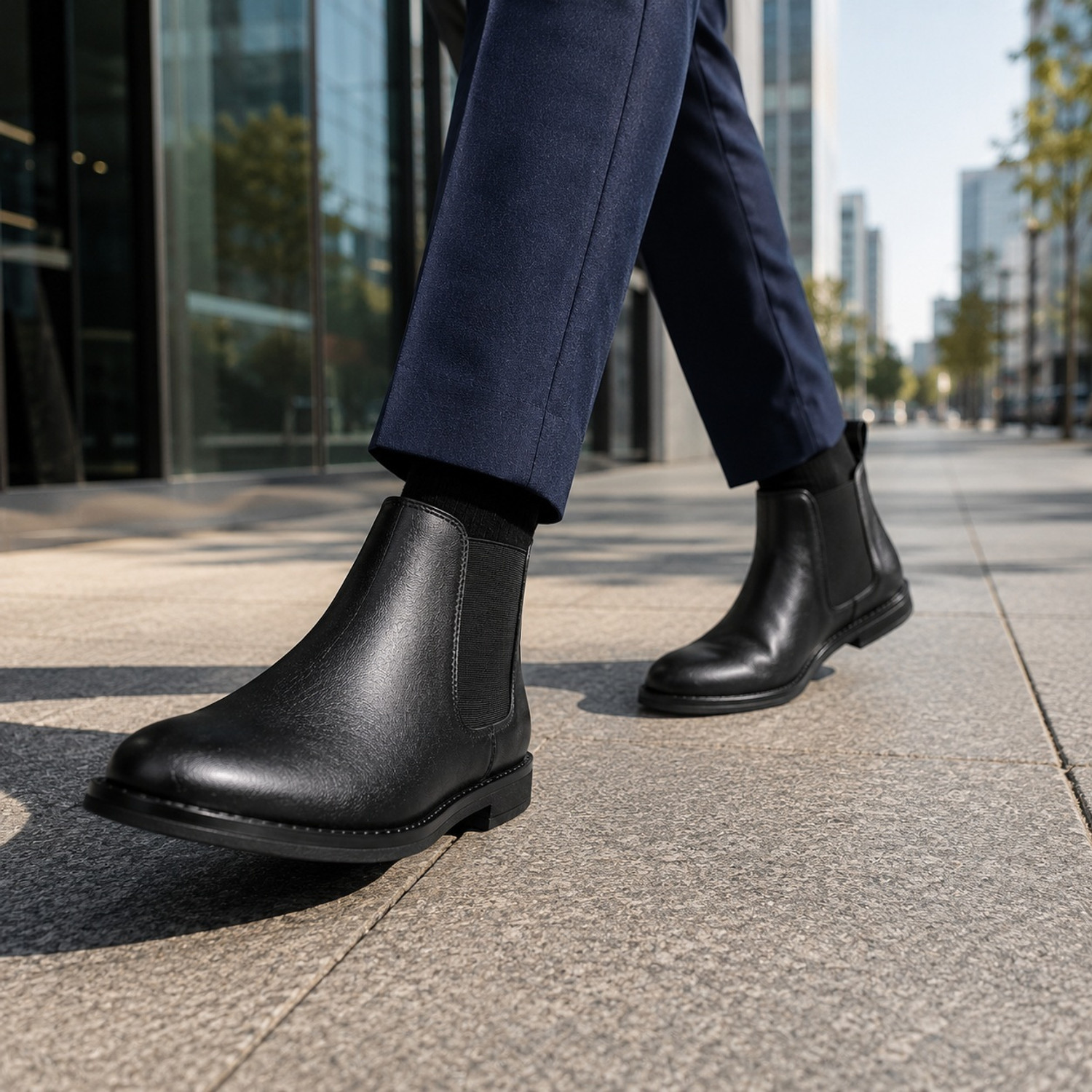 Image of KILLER Men Casual & Comfortable chelsea slip-on for men||Synthetic Leather Boots For Men