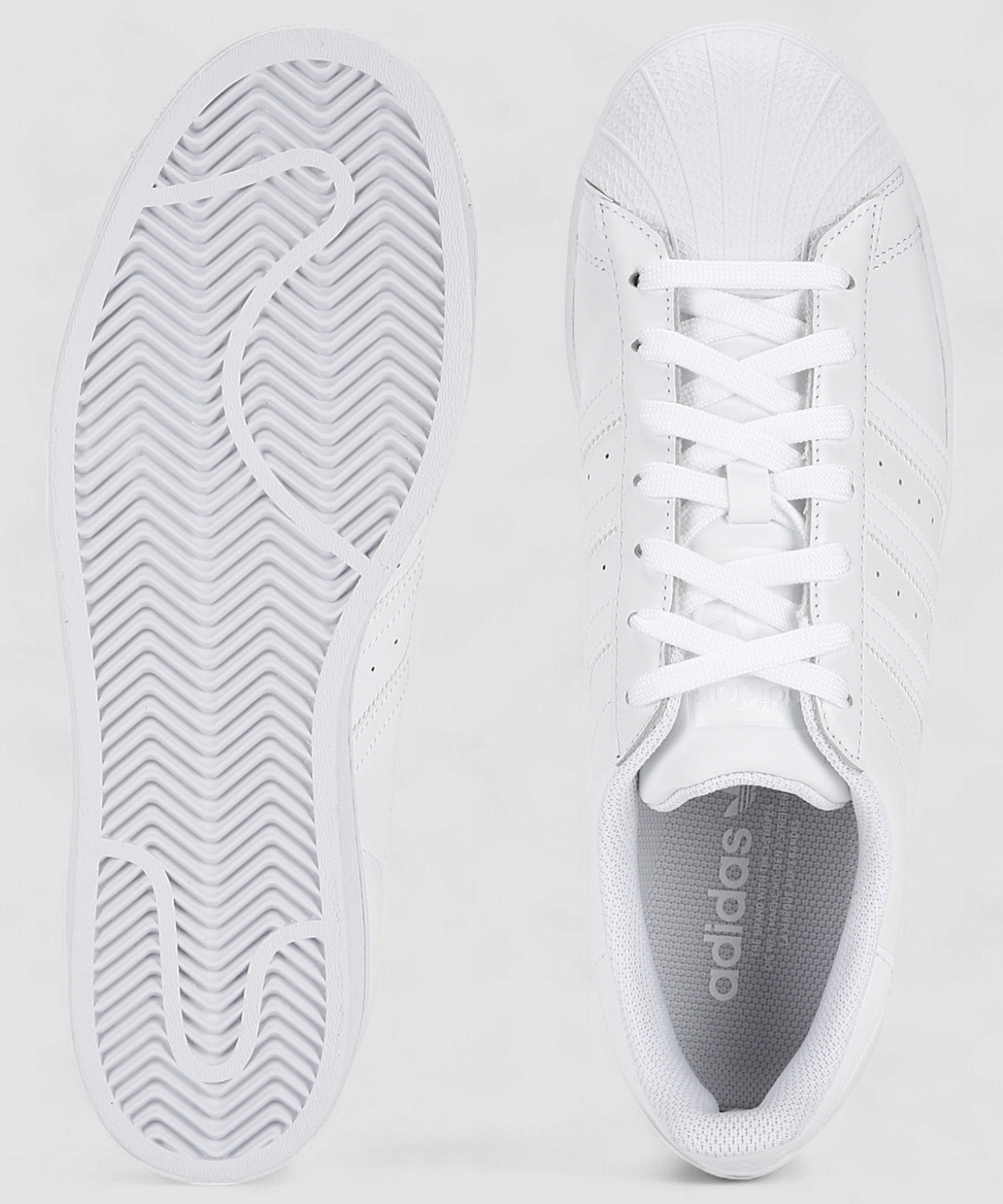 Image of ADIDAS ORIGINALS SUPERSTAR Sneakers For Men (White, 9)