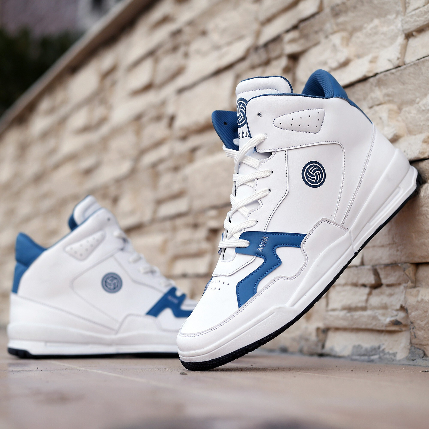 Image of bacca bucci Urban Retro Series High Tops For Men