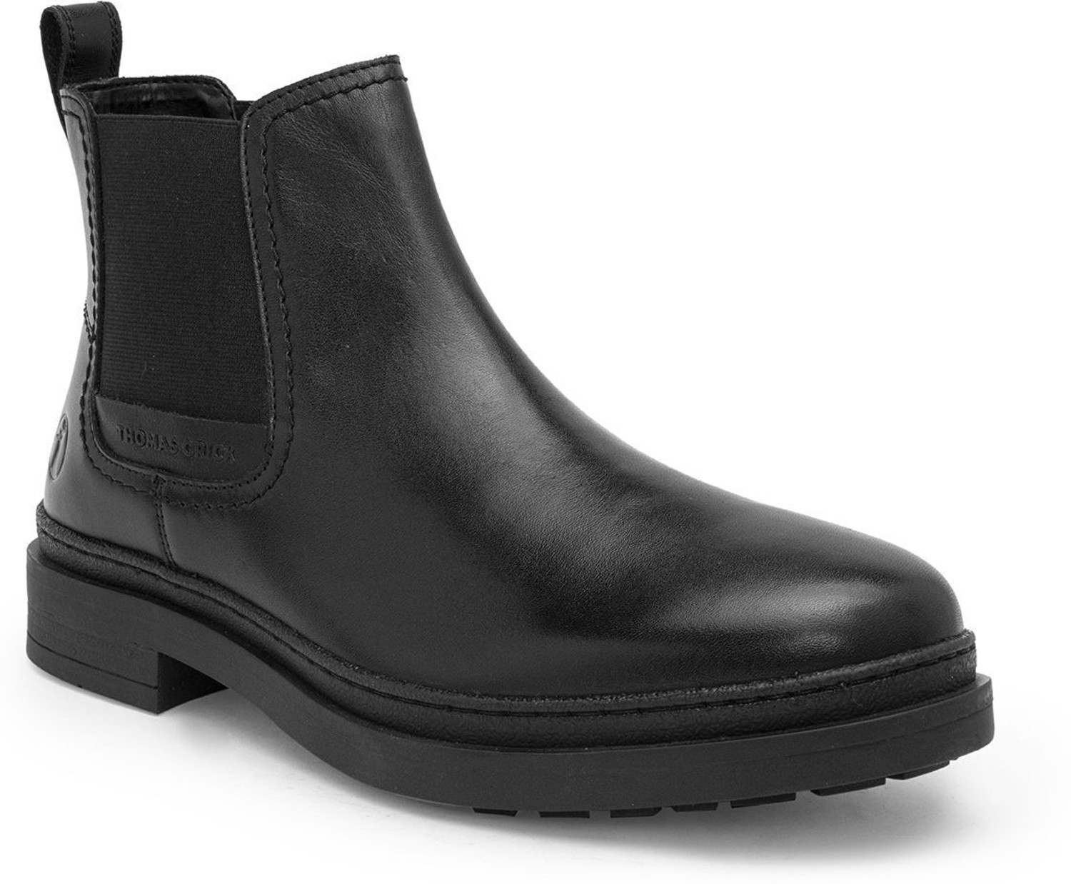 THOMAS CRICK Genuine Leather Chelsea Boots with Dual-Tone Finish and Enhanced Comfort Boots For Men