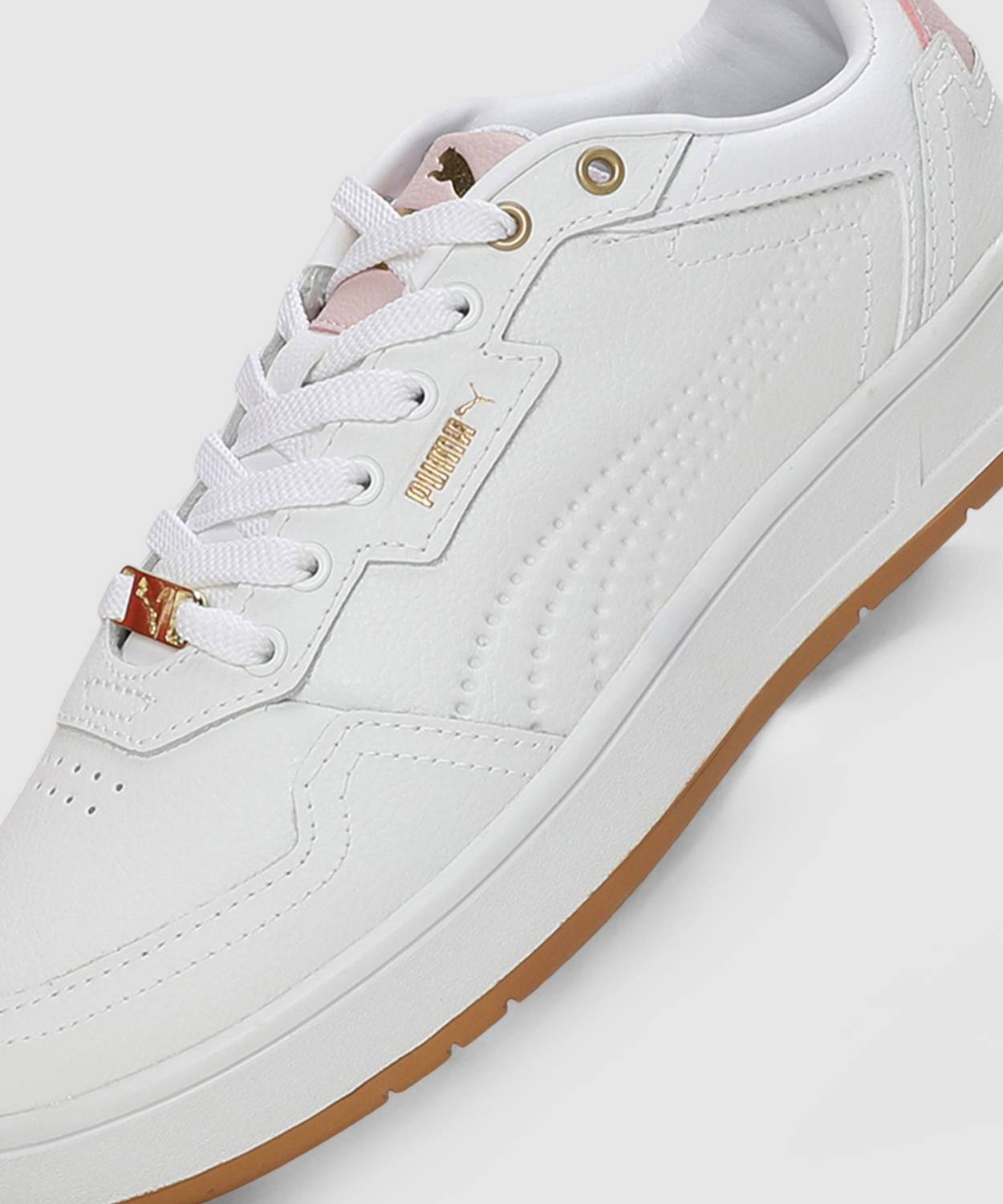 PUMA Court Classic Luxs Sneakers for Women - White - Image 3
