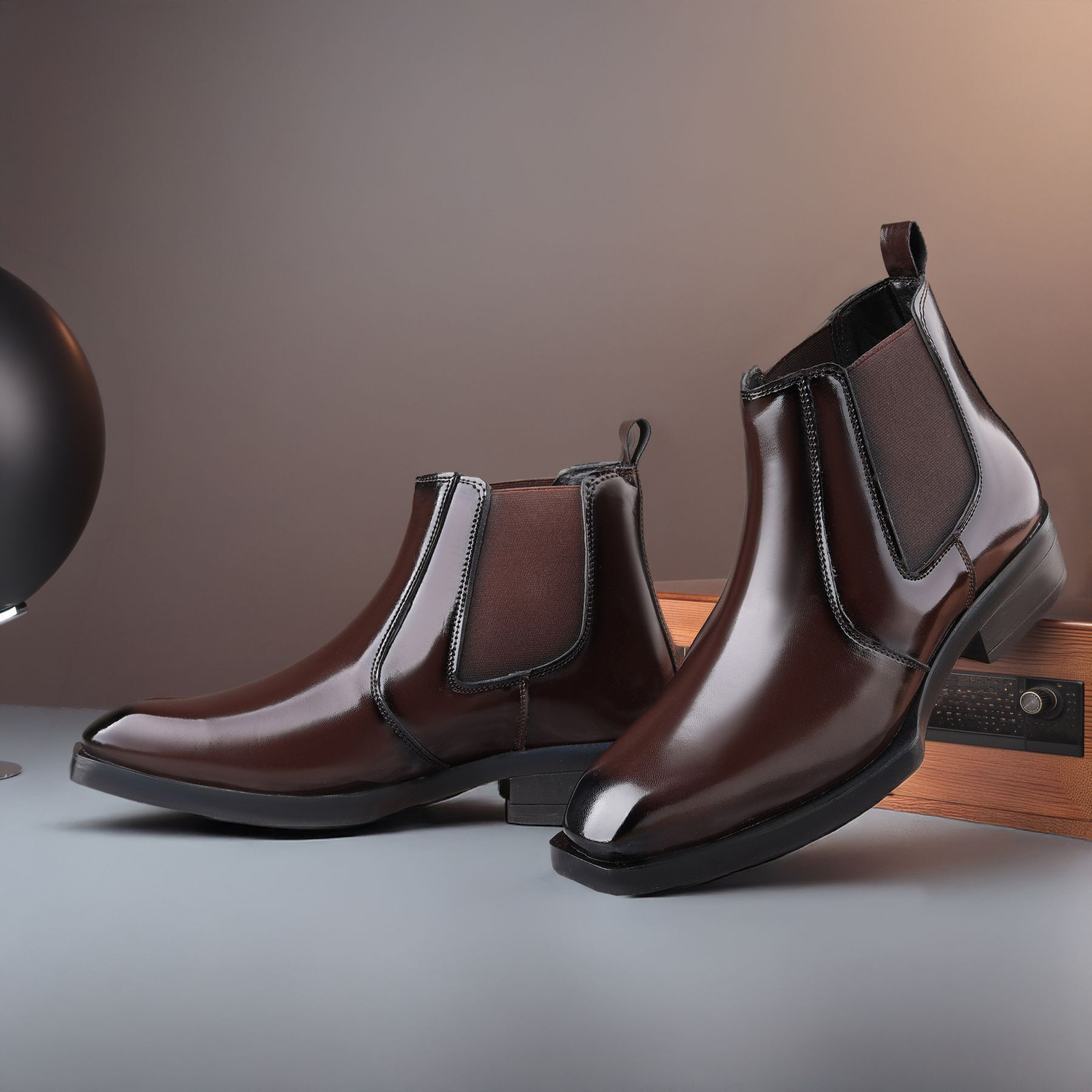 Image of SHOZEN Chelsea Boots For Men