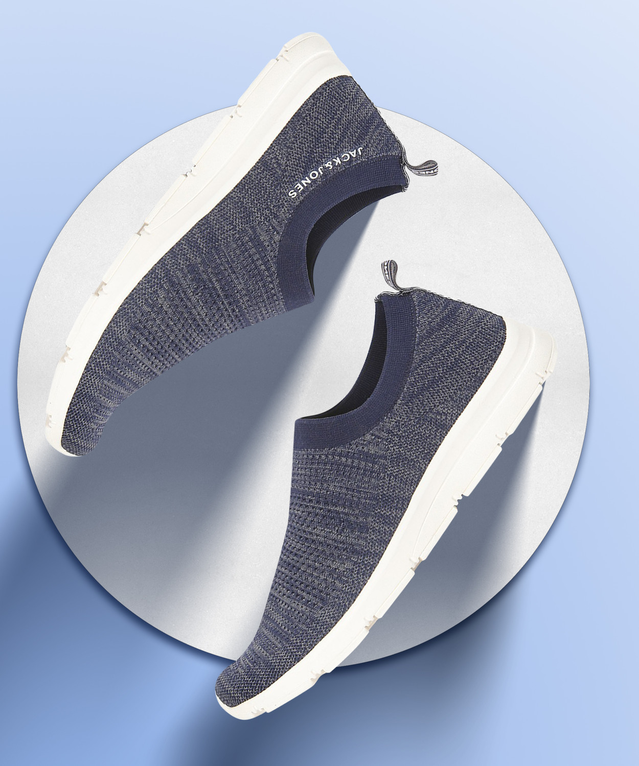 Image of JACK & JONES Jfwadam Knit Slipon Walking Shoes For Men
