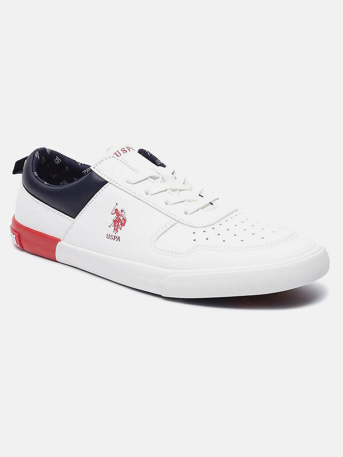 U.S. POLO ASSN. CLANAL 3.0 Men's White Sneakers - Image 3