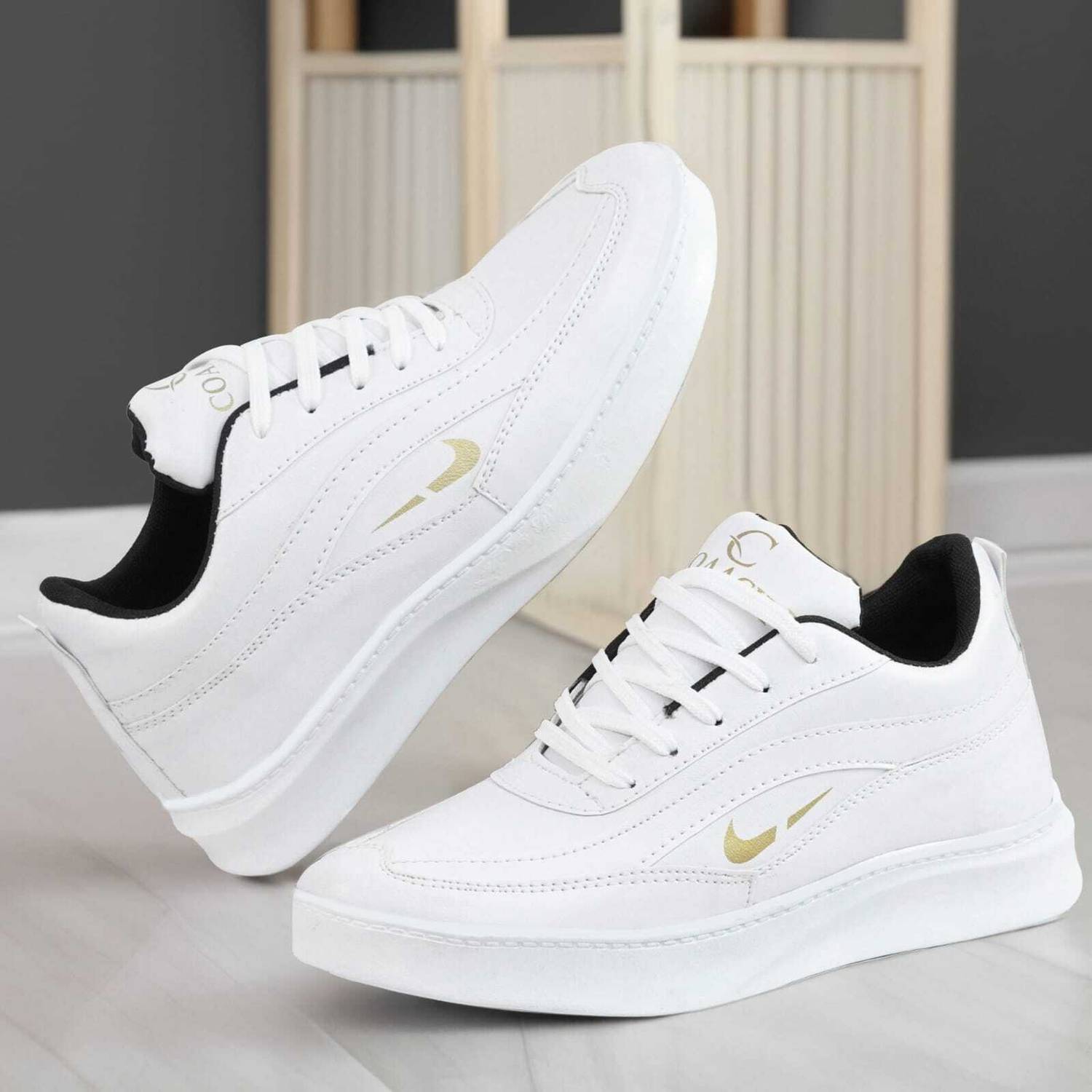 Coaachi Men’s Casual Comfort Lace-Up Sneakers - Image 3