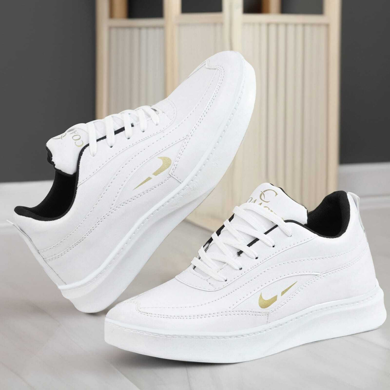 Image of Coaachi Men's Casual Comfort Lace-Up Sneakers Sneakers For Men