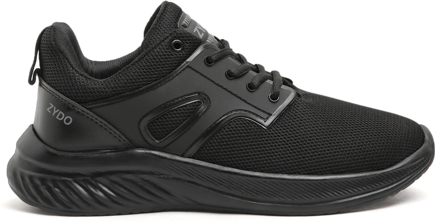 Image of zydo Black Walking Shoes For Men