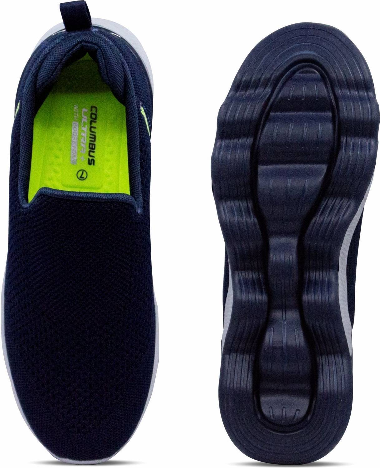 COLUMBUS MASSAGER-01 Men's Blue Running Shoes - Image 4