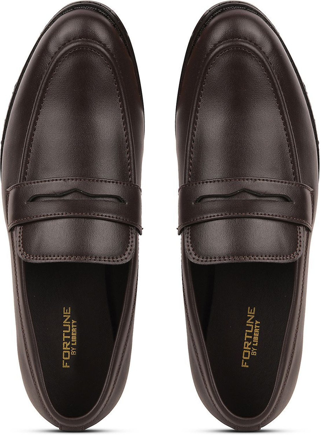 Image of LIBERTY Fortune MAJESTIC-2 Non Lacing Formal Office Wear Shoes | Comfortable EVA Sole For Men