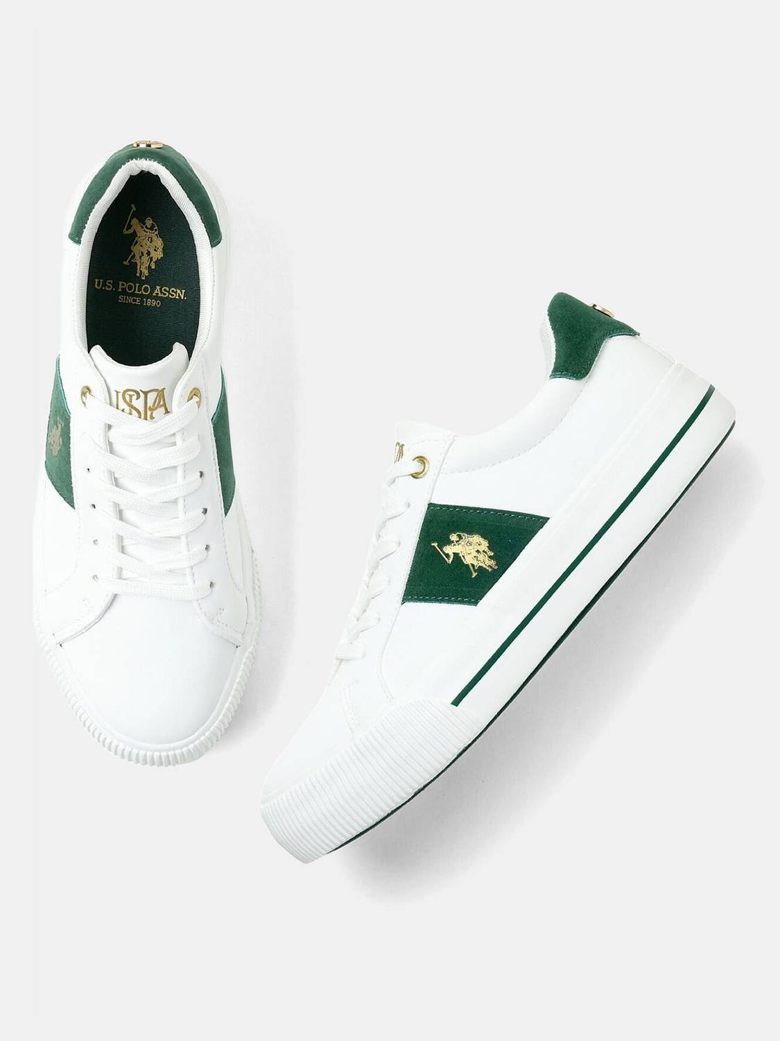 U.S. POLO ASSN. Ronnie 3.0 White Chunky Shoe Sneakers - Image 3
