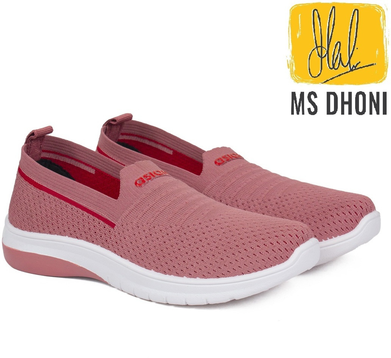 Image of asian Melody-31 Onion Peach Loafers,Bellies,Stylish Slip On Sneakers For Women