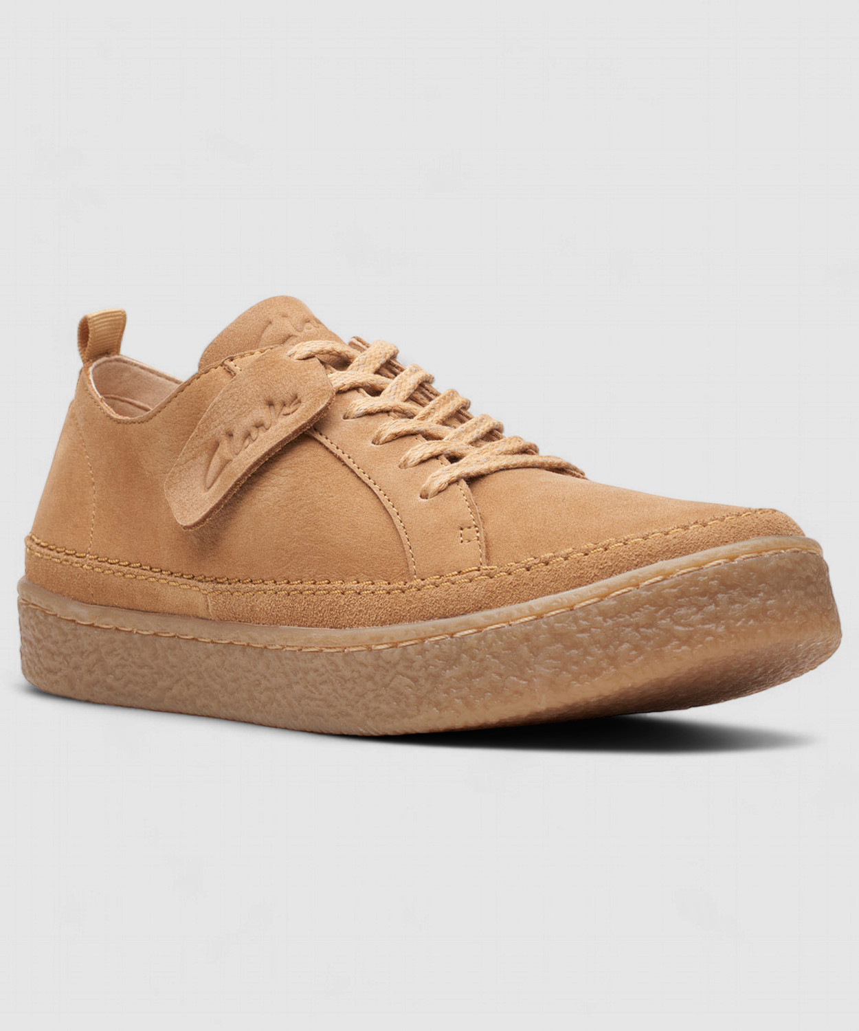 Image of CLARKS Barleigh Lace LIGHT TAN Casuals For Women (Brown, 3)