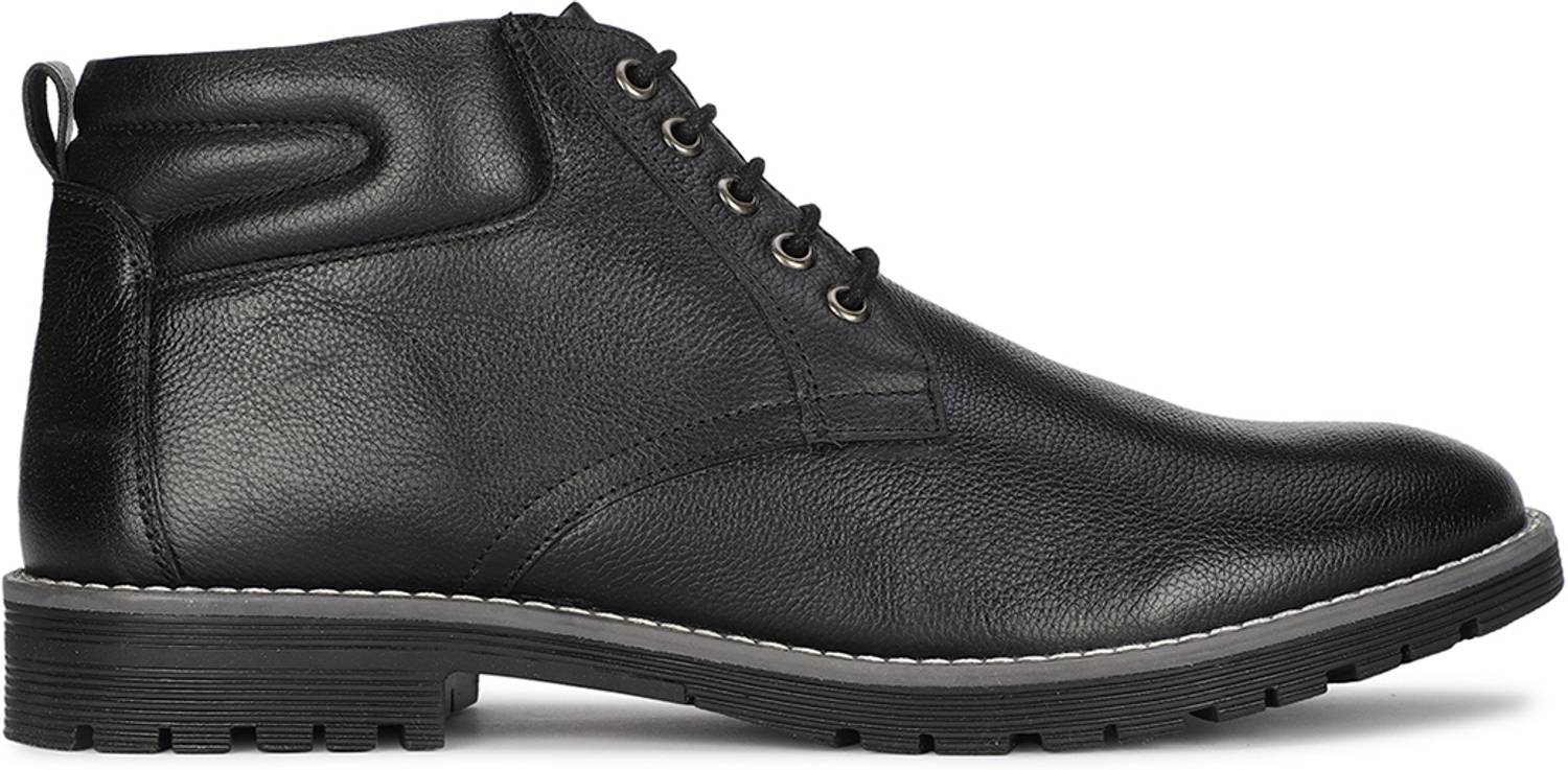 Bata KNOX LEATHER Boots For Men Black - Image 2