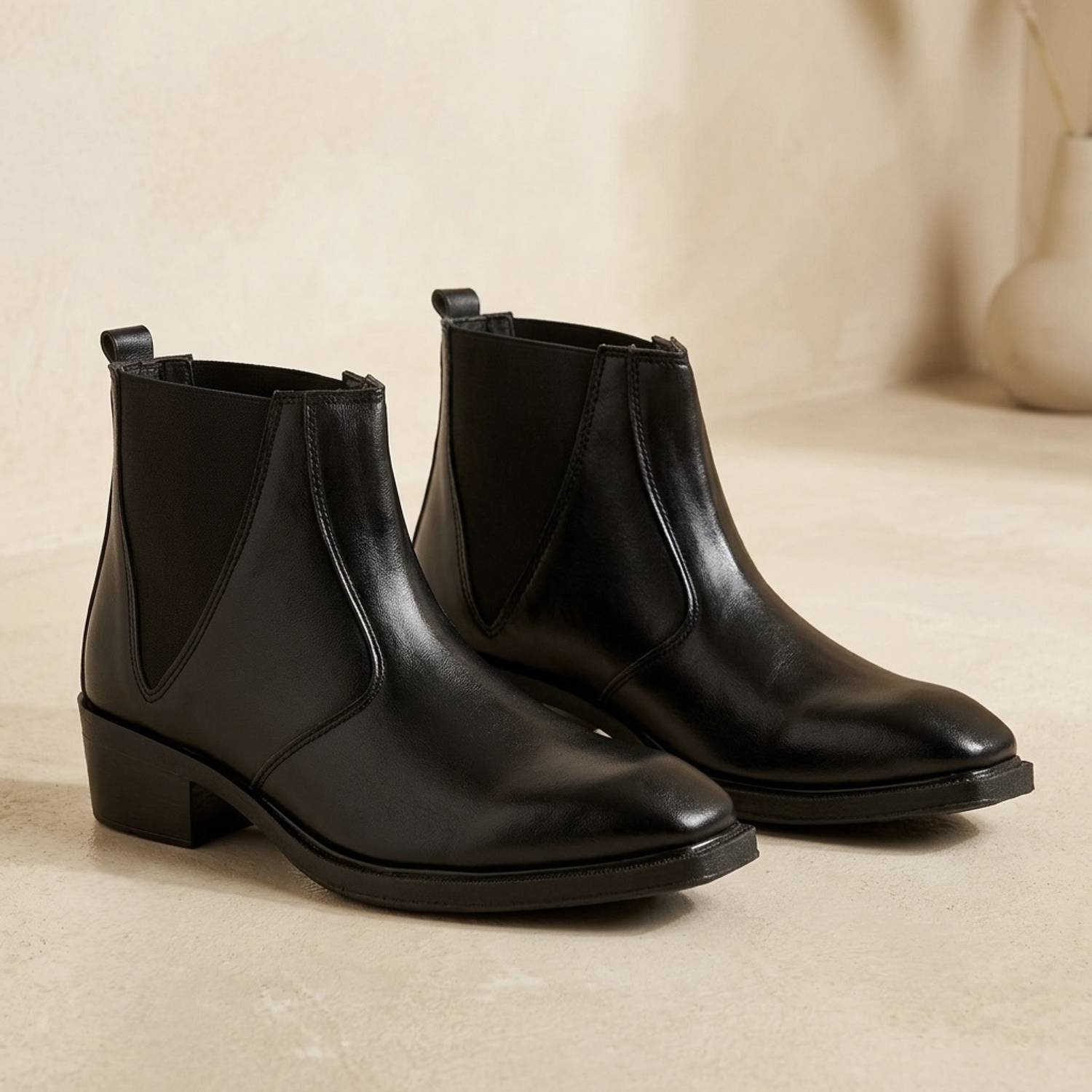 TYVONN Stylish Formal Boots For Men Black - Image 3