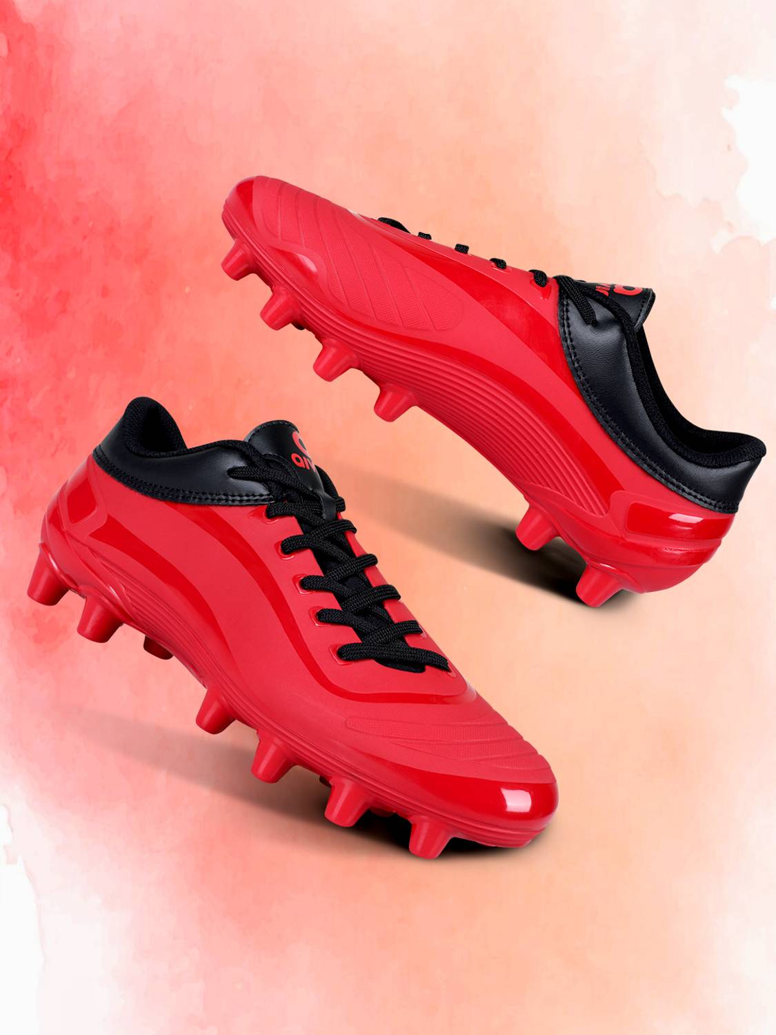 AIVIN Firststrike Stud Football Shoes For Men Red - Image 1