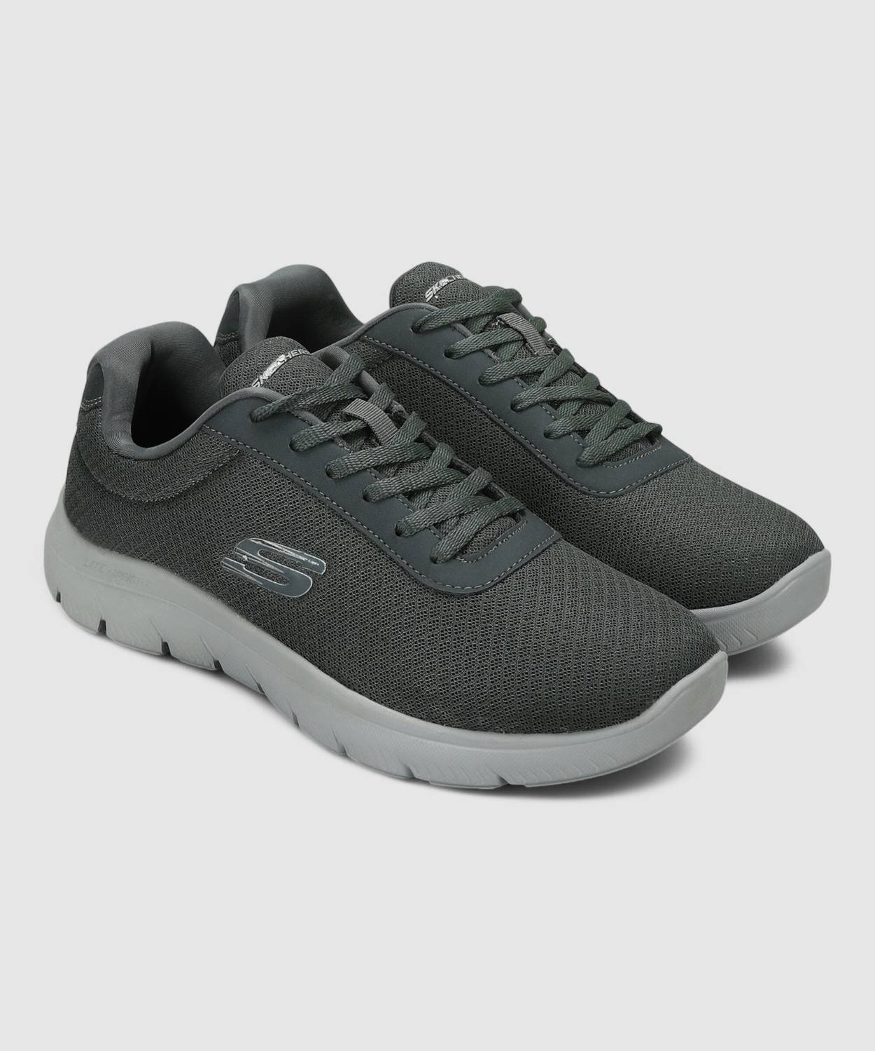 Skechers SUMMITS FIELD DAY Men's Gray Sneakers - Image 5