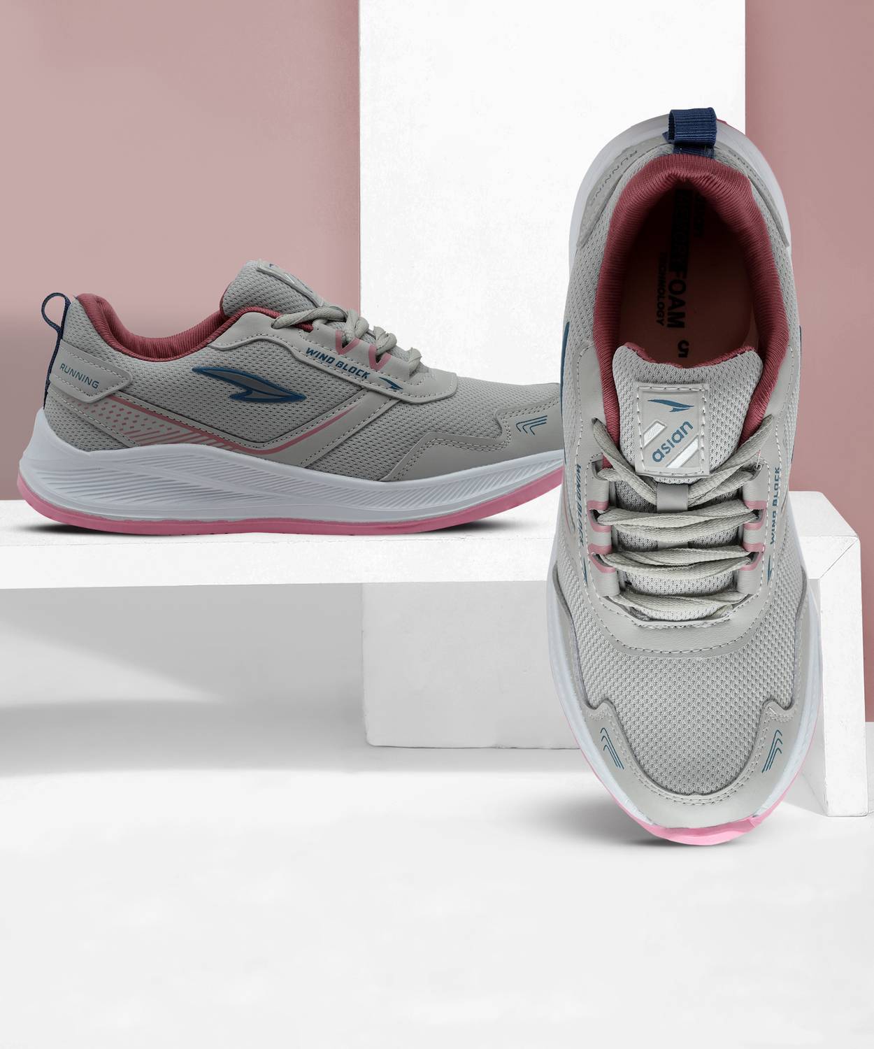 asian Mercury-11 Grey Sports,Gym,Walking,Training,Stylish Running