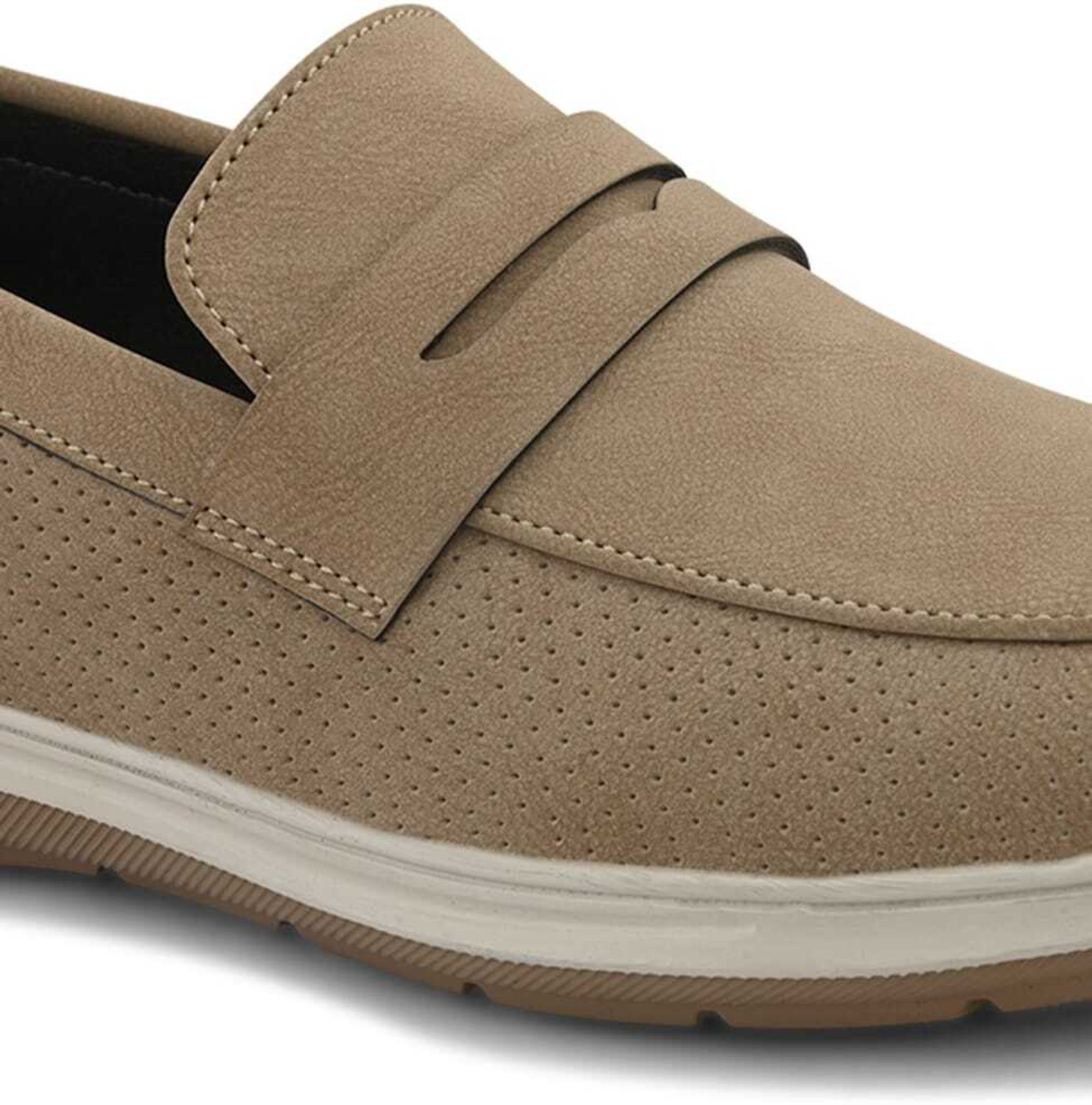 Image of Roadster Roadster Brown Flexible Penny casual Shoe For Men