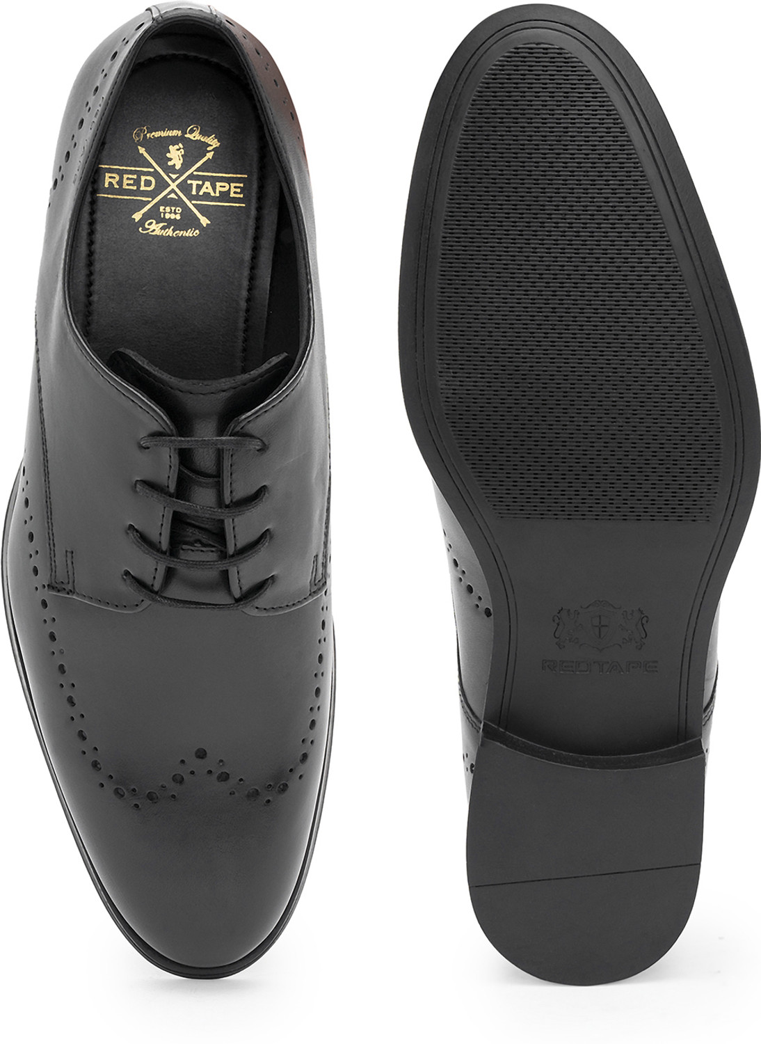 Image of RED TAPE Slip-Resistance, Dynamic Feet Support, Arch Support & Impact Resistant comfort Derby For Men