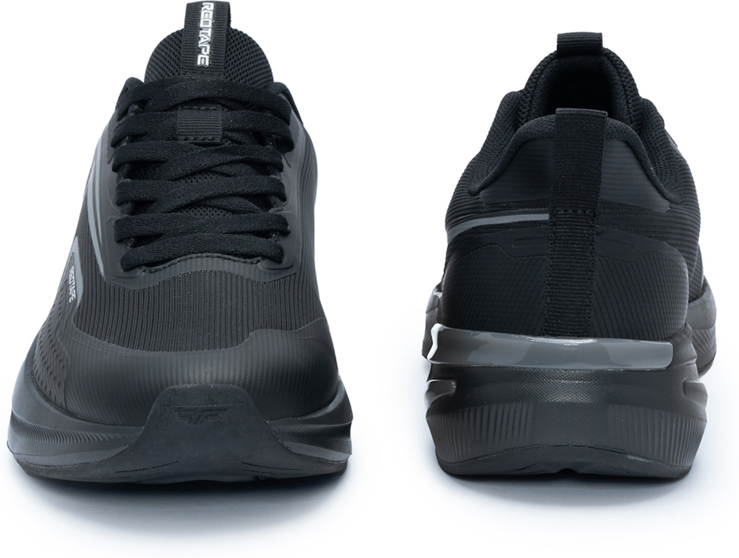 Image of RED TAPE Low Cut Sports Shoes for Men in Black | Sports Shoes Walking Shoes For Men