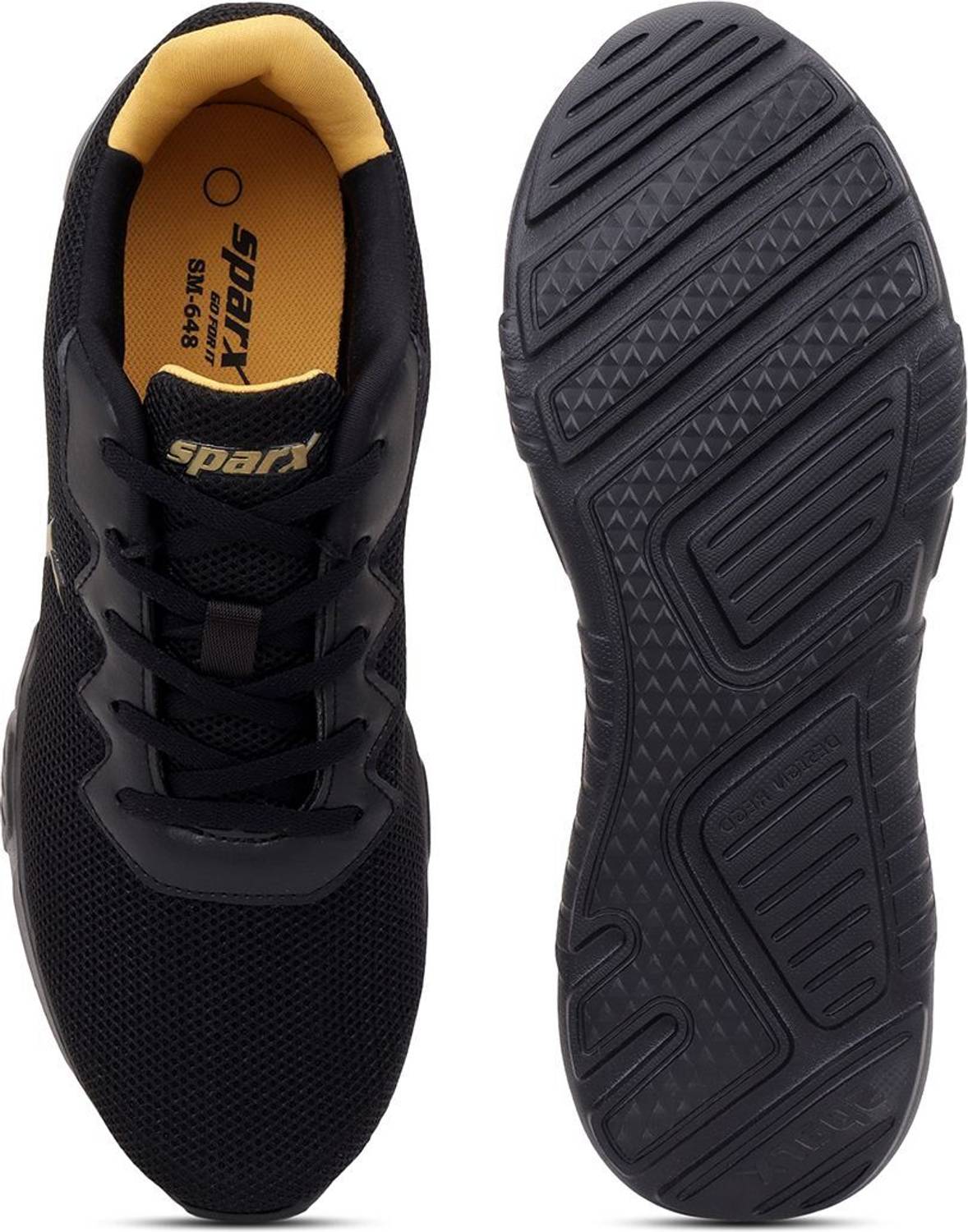 Sparx SM 648 Men's Running Shoes Black - Image 2