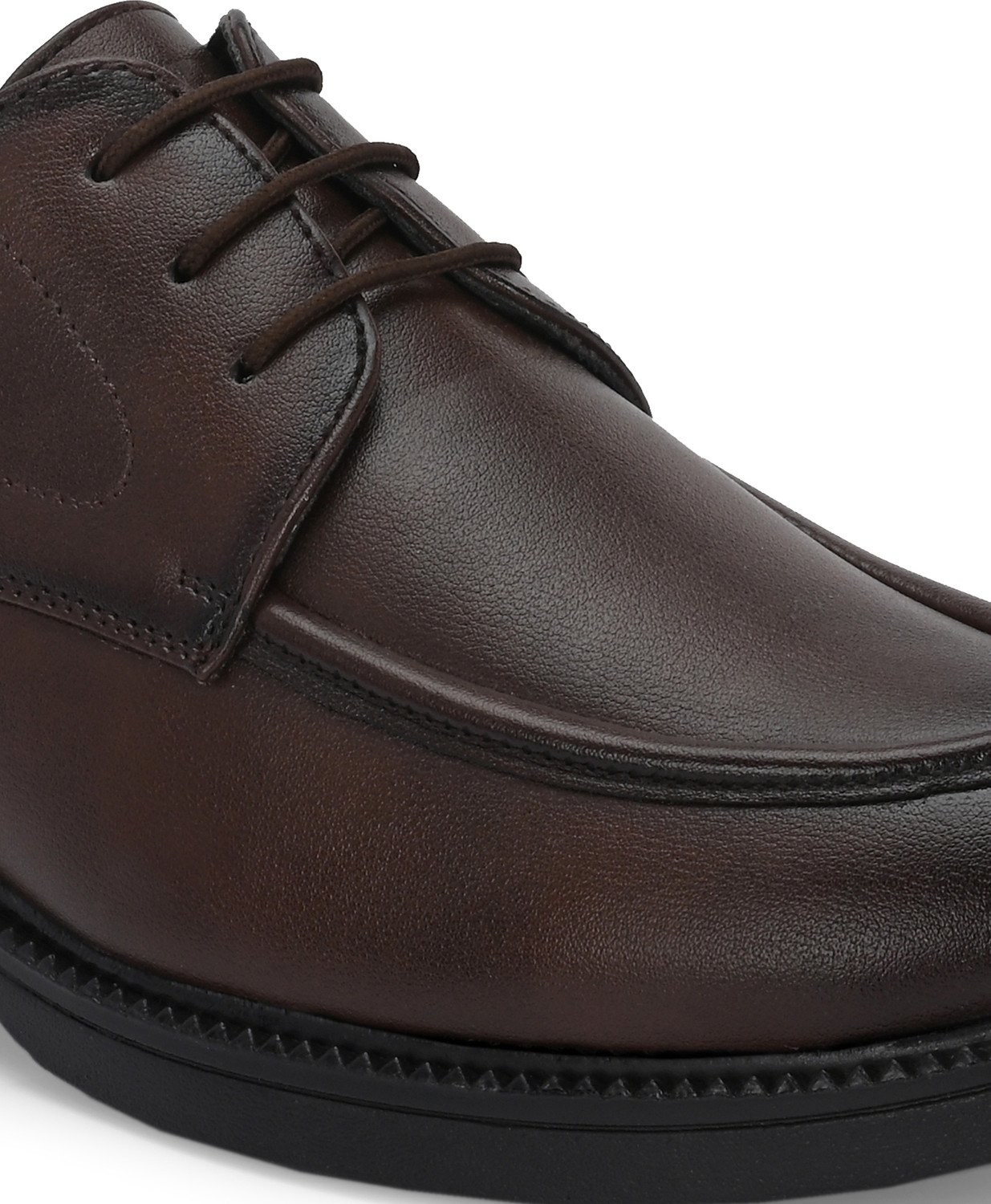 Image of HERE&NOW Formal Solid Derby Derby For Men