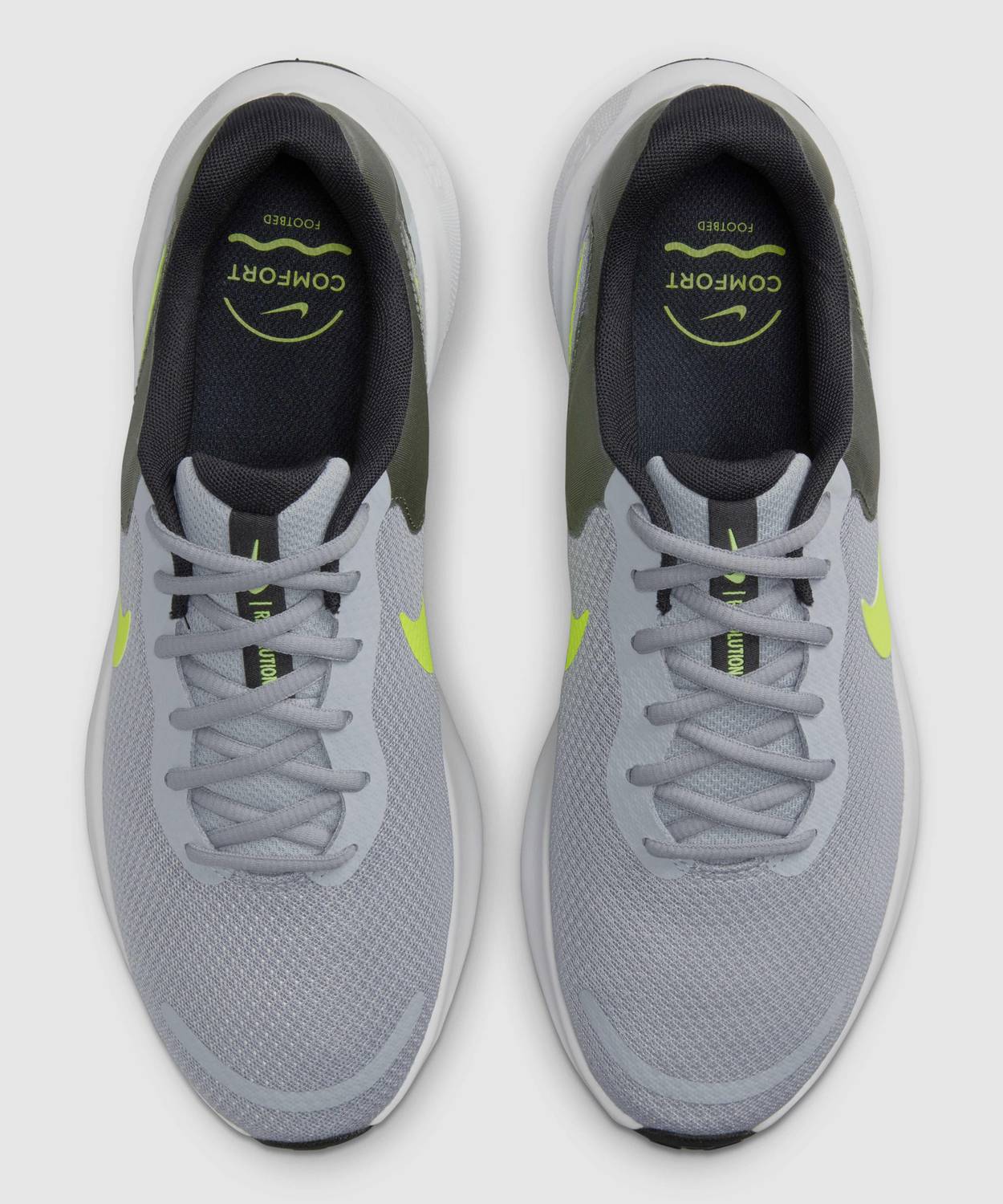 NIKE REVOLUTION 7 Running Shoes for Men, Gray - Image 4