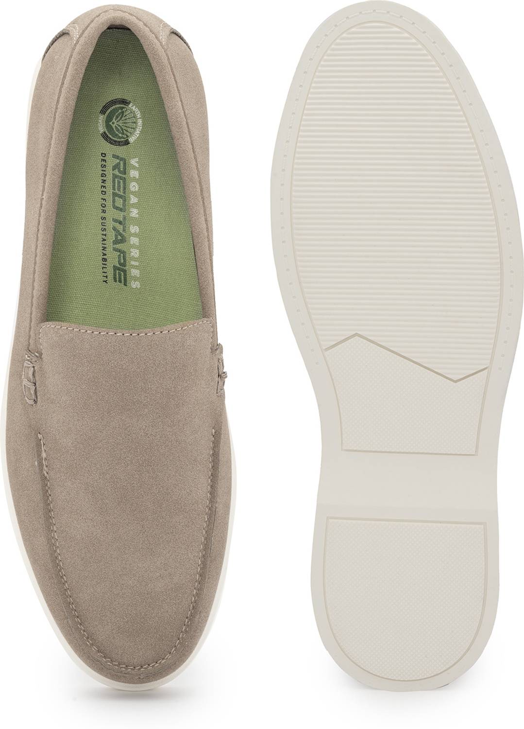 RED TAPE Vegan Loafer Shoes Red - Image 5