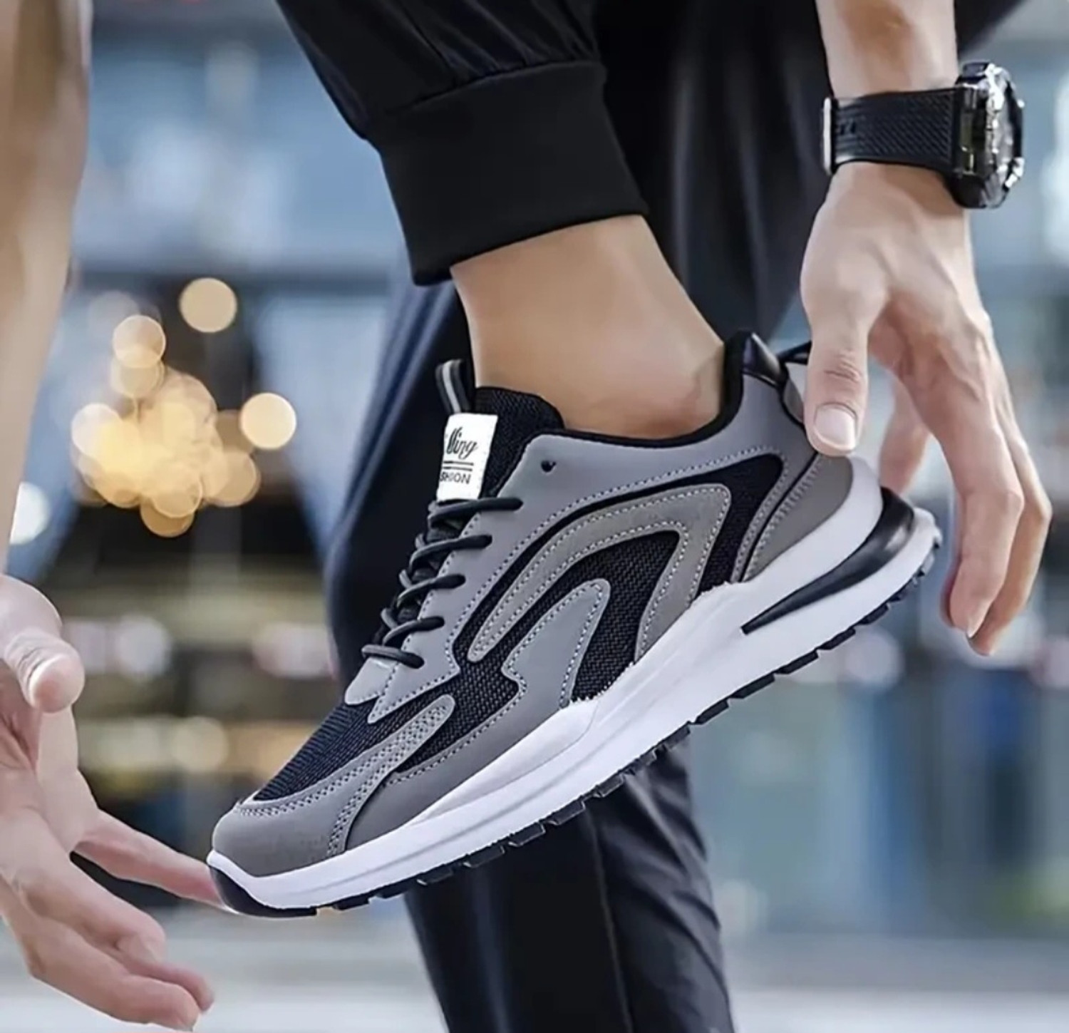Image of Xtoon BLACK SHOES PREMIUM QUALITY MEN Sneakers Casuals Sneakers For Men