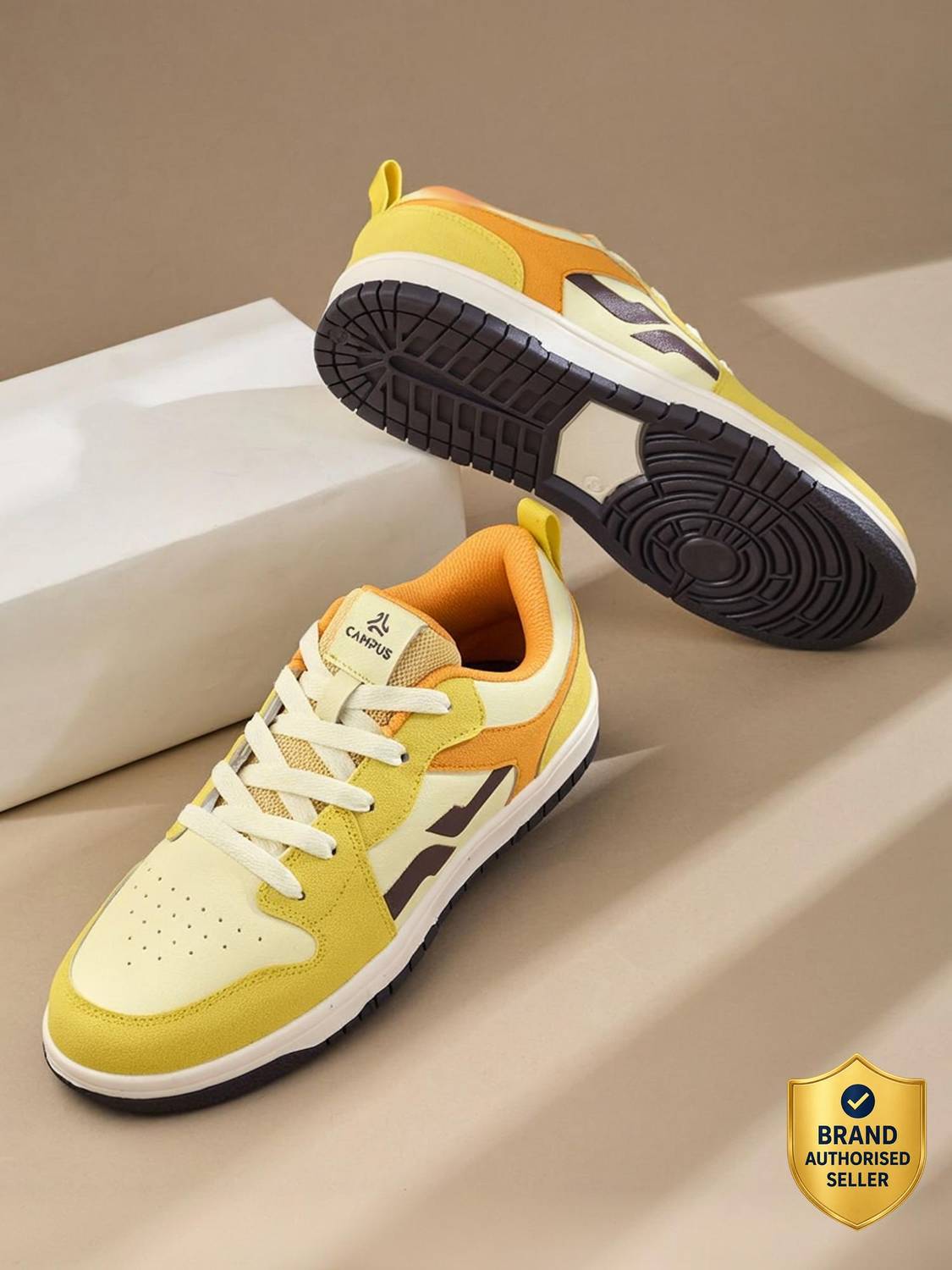 CAMPUS CRUVO Yellow Sneakers For Men - Image 1