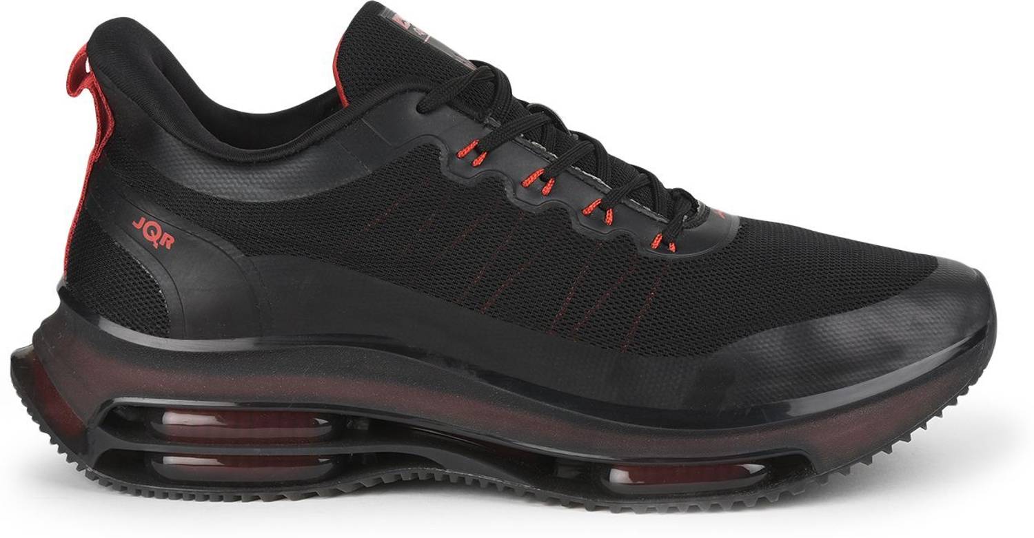 JQR MAX PLUS Men's Black Running Shoes - Image 3