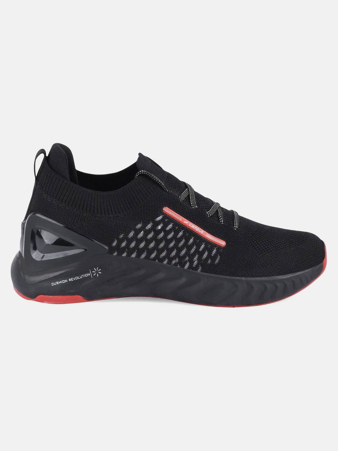 CAMPUS STREET-RUN Men's Black Running Shoes - Image 5