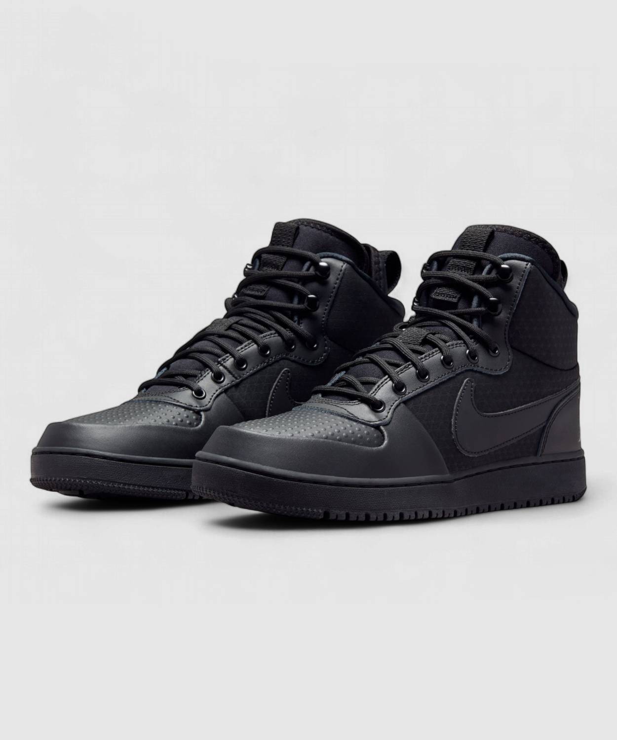 Nike Court Borough Mid Winter Black Men's Sneakers - Image 4