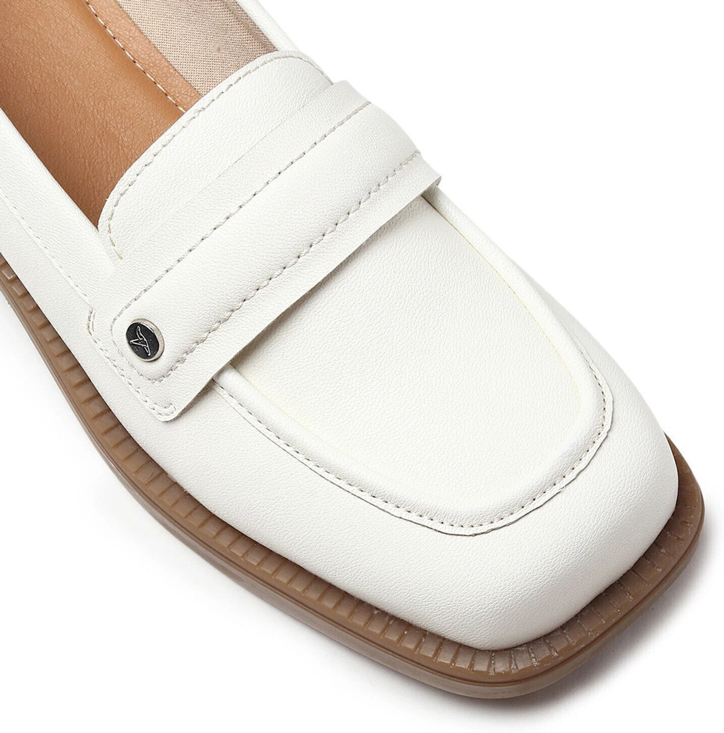 Image of yoho Stella 002|TPR Sole | Comfy & Stylish Block Heel Moccasins |Casual & Formal Mocassin For Women