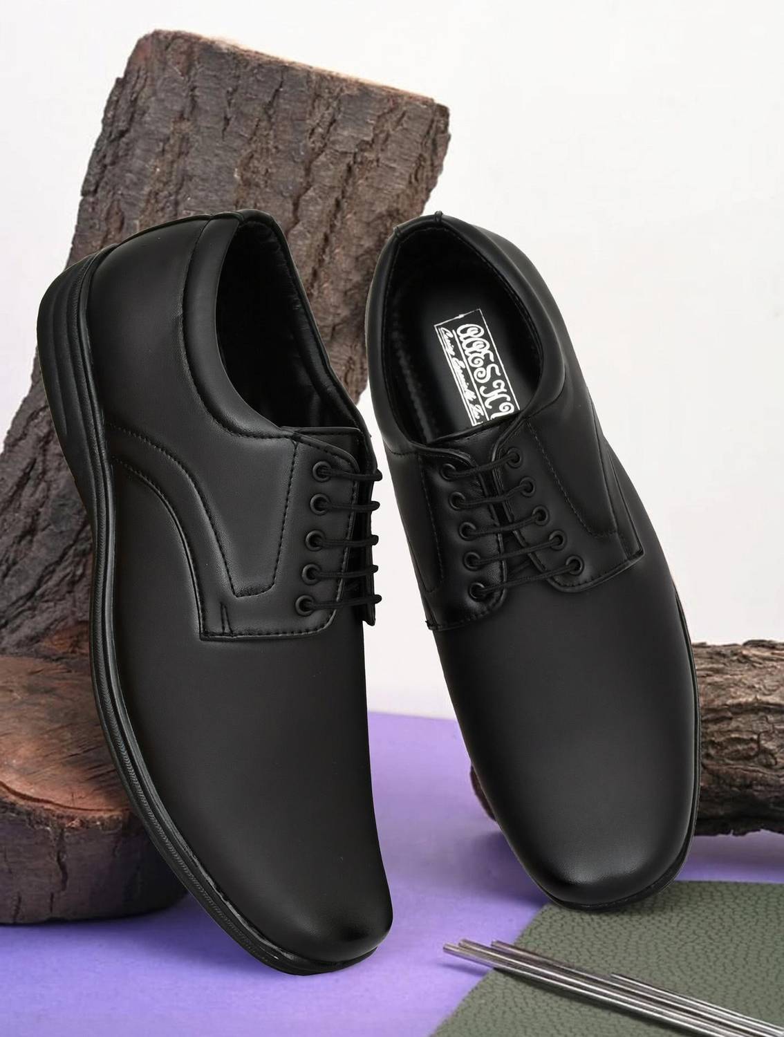 Aaeshu AAESHU Men’s Stylish Leather Lace-Up Shoes | Casual & Formal Office Wear Lace Up For Men