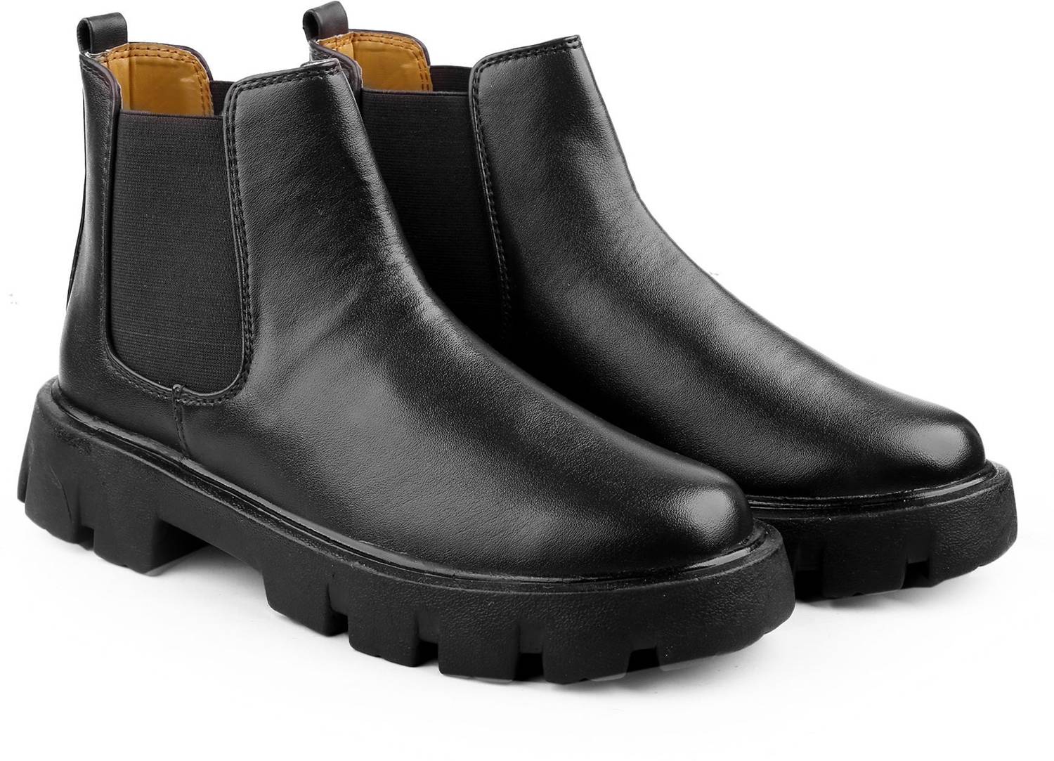BXXY Black Synthetic Casual Chelsea Boots - Image 2