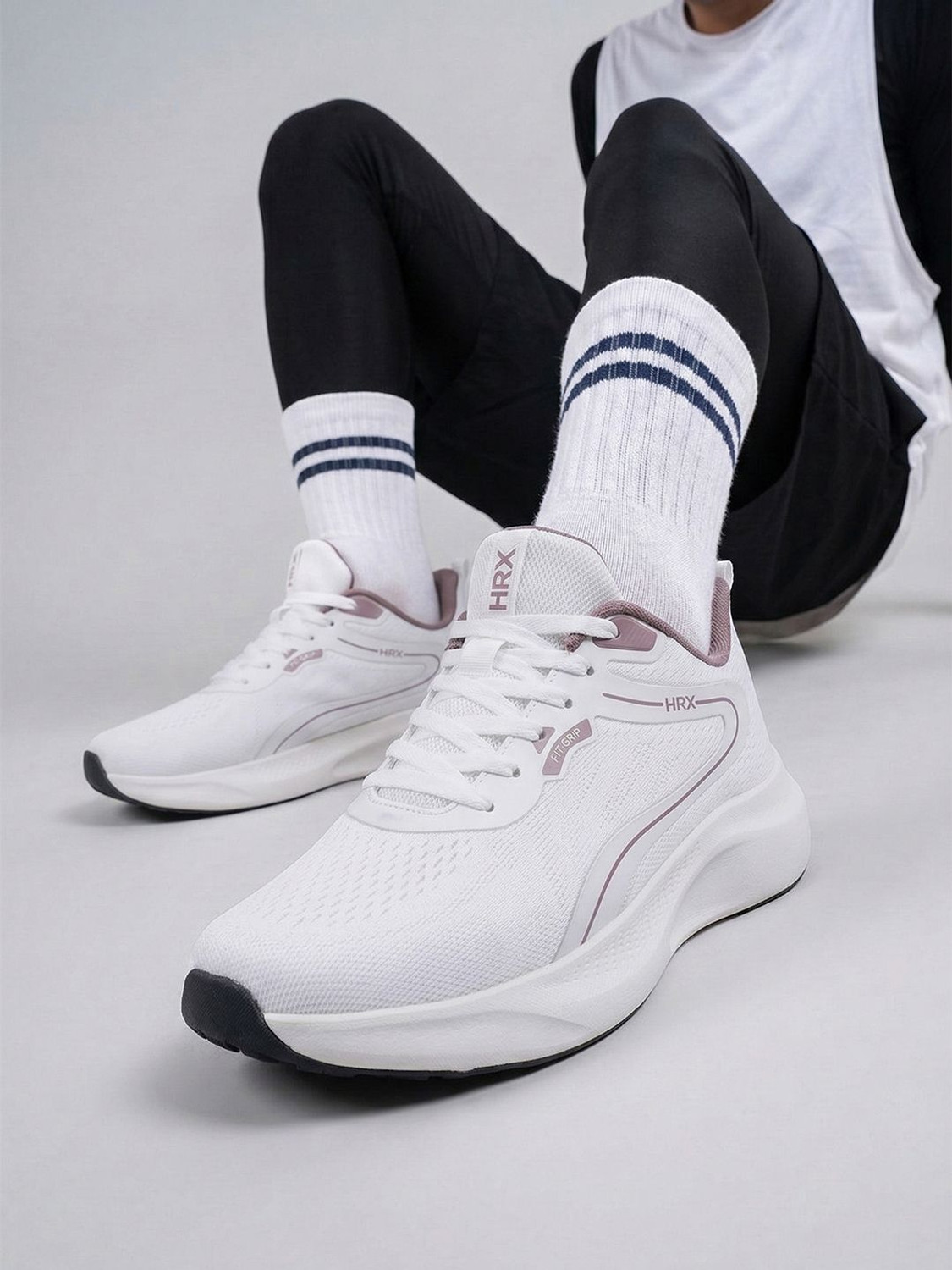 Image of HRX by Hrithik Roshan HRX Dynamic-Run-04 Lightweight,Comfortable,Trendy,Breathable, Sports Running Shoes For Men