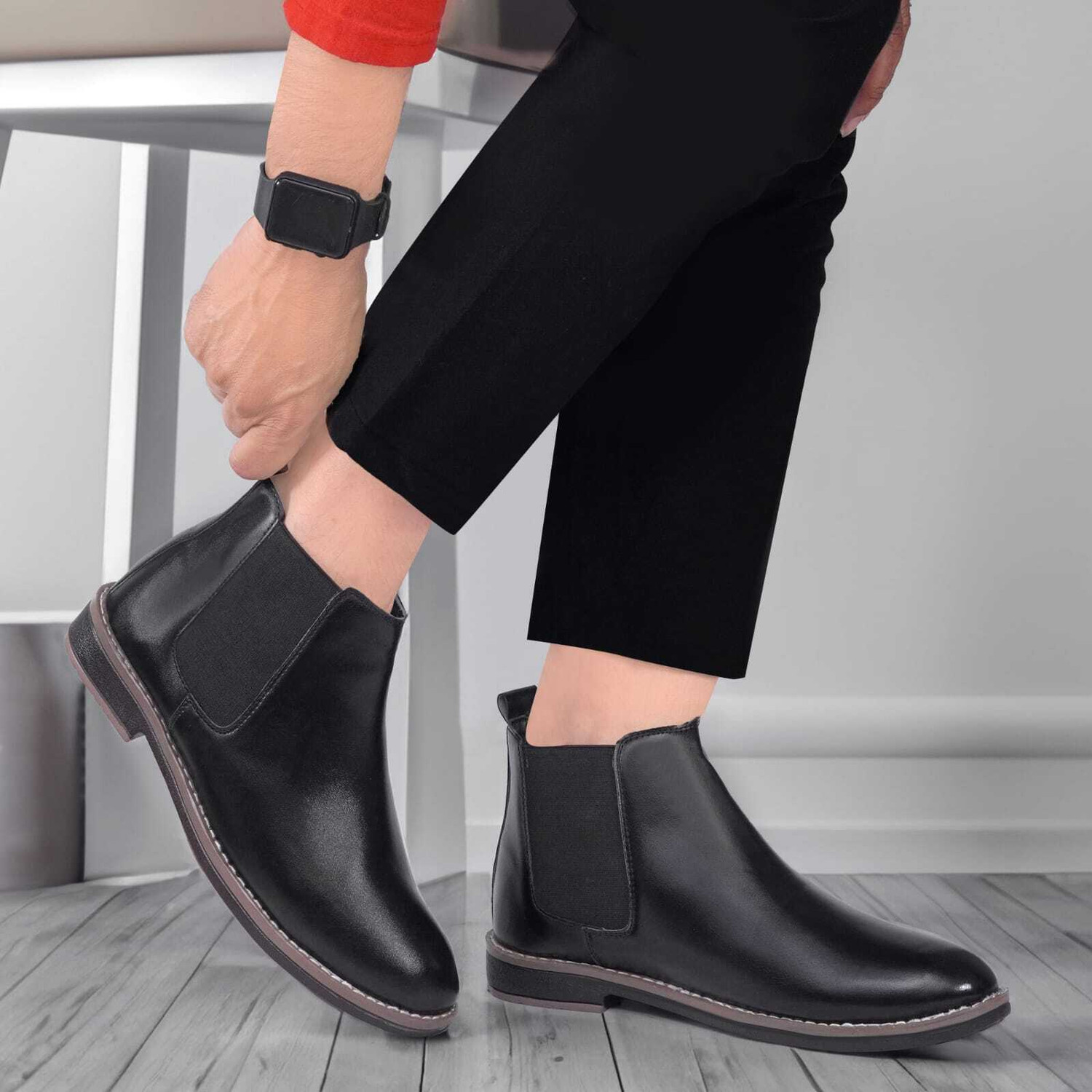 Image of MODESTINE Men's Casualwear Comfortable Casual Outdoor Stylish Chelsia Boots For Men