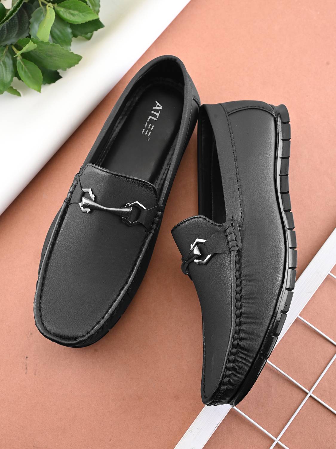 Atlee Men’s Loafers | Slip-On Casual Formal Shoes | Lightweight & Comfortable Loafers For Men